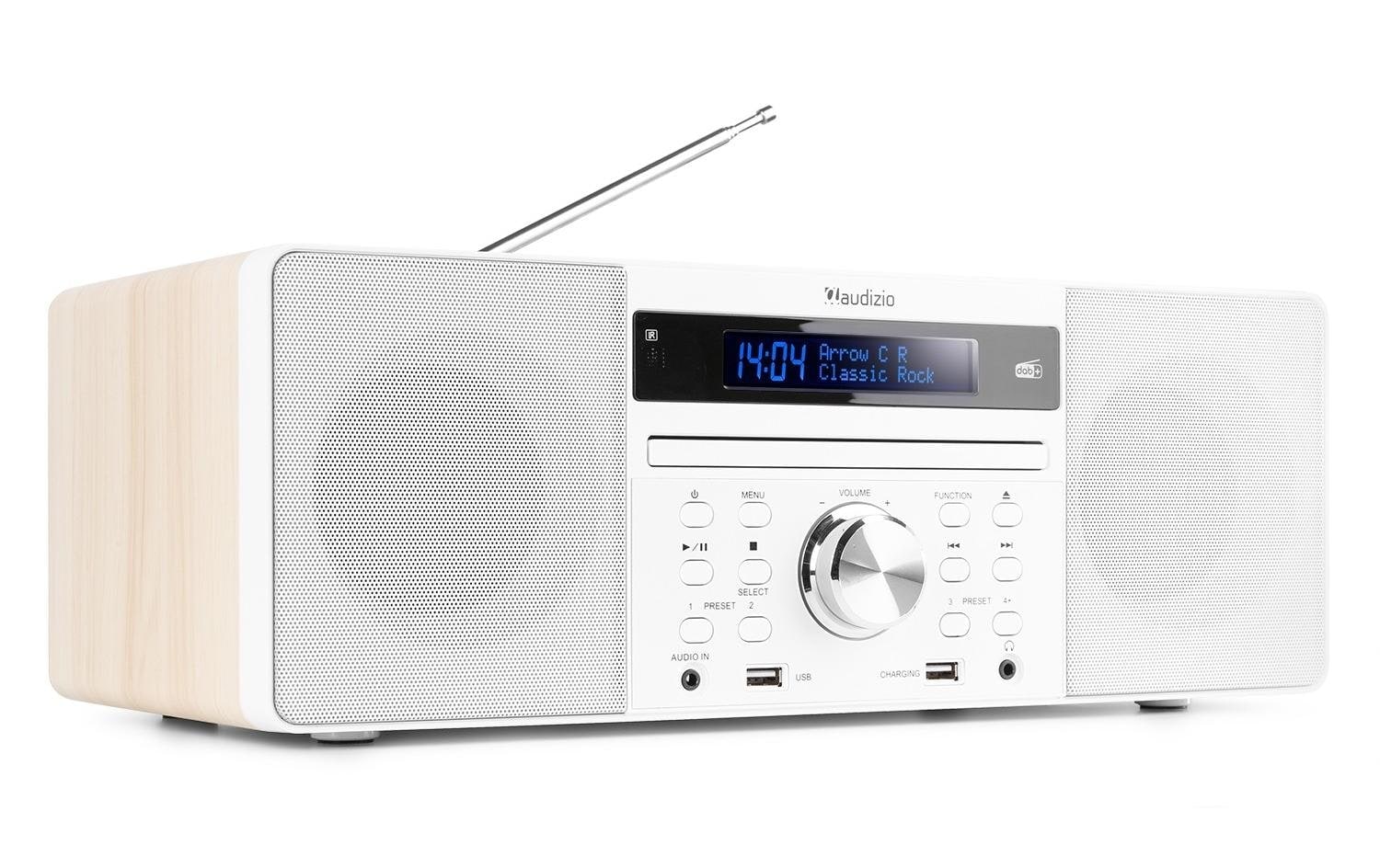 AUDIZIO CD-Radiorecorder »Prato« ( Digitalradio (DAB+)   FM-Tuner 60 W)