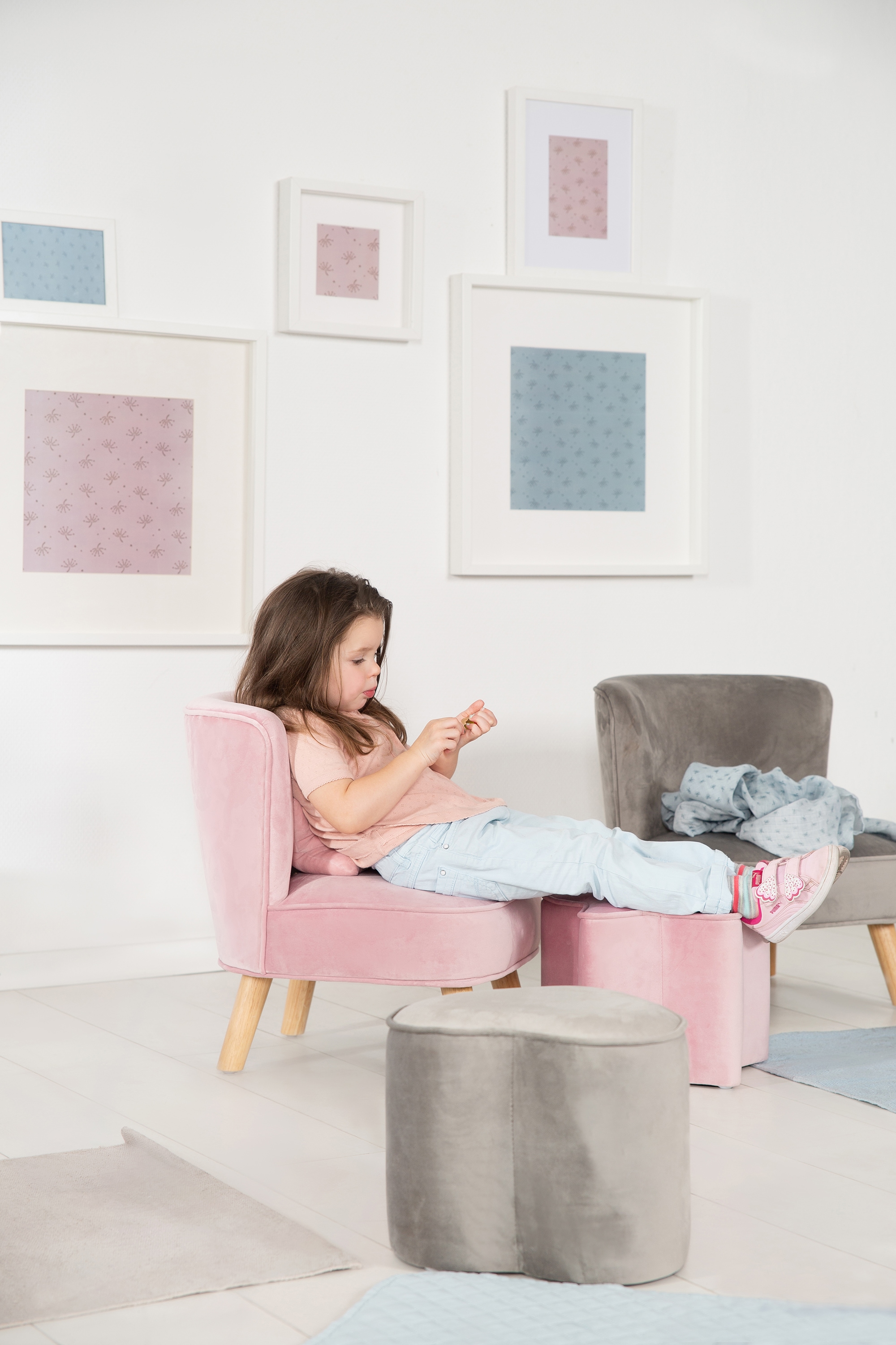 roba® Kindersofa »Lil Sofa« mit Holzfüssen