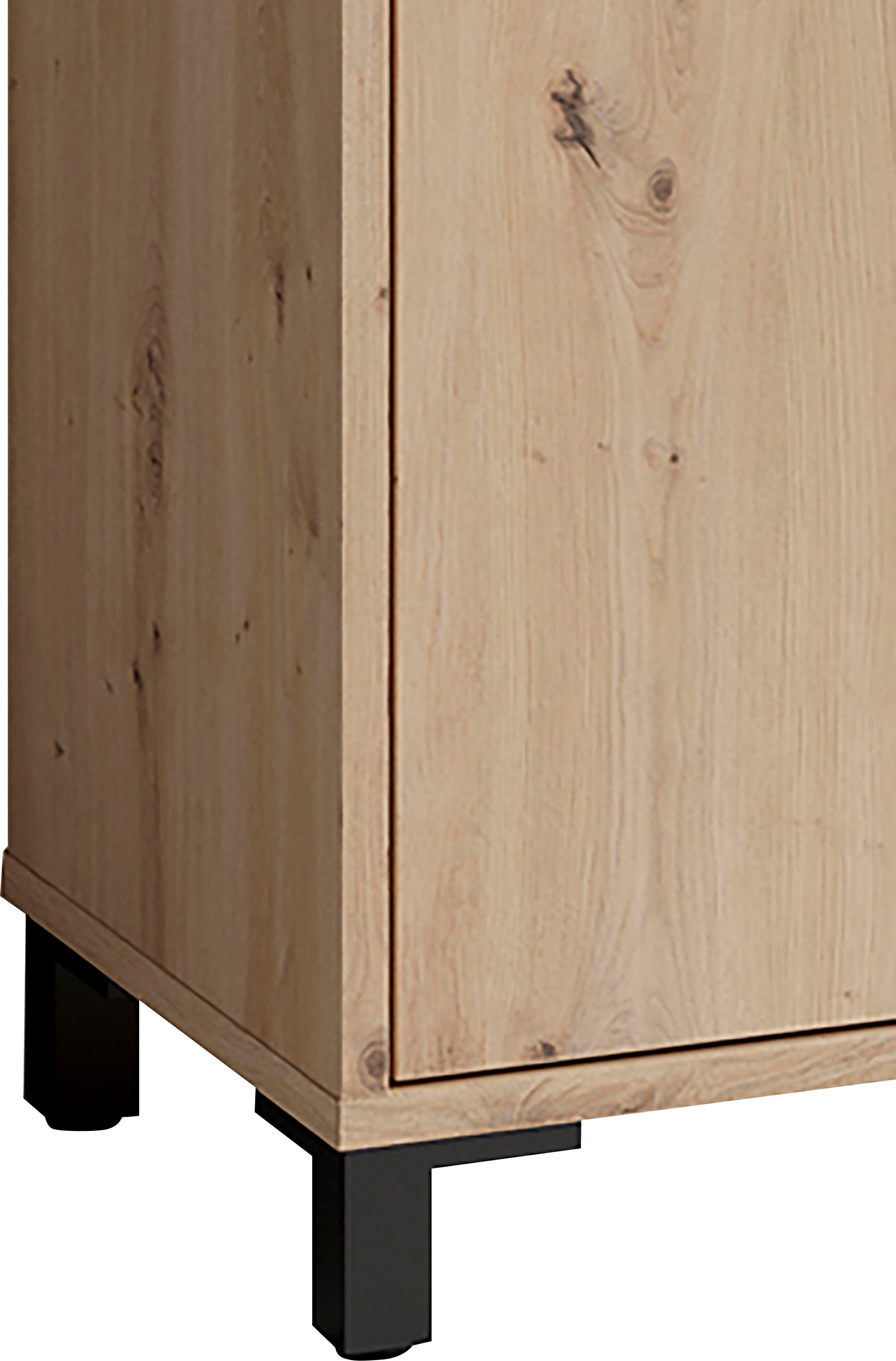 byLIVING Hochschrank »Wellness« Badezimmer Hochschrank mit 4 Türen und Schubkasten für viel Stauraum