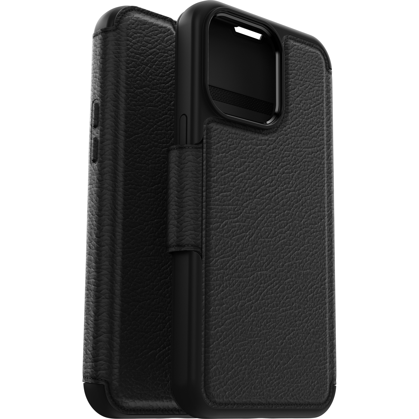 Otterbox Flip Case »Strada Hülle für Apple iPhone 15 Pro Max für MagSafe, stossfest« Apple iPhone 15 Pro Max sturzsicher,Premium Lederfolio , 3x getestet nach Militärstandard