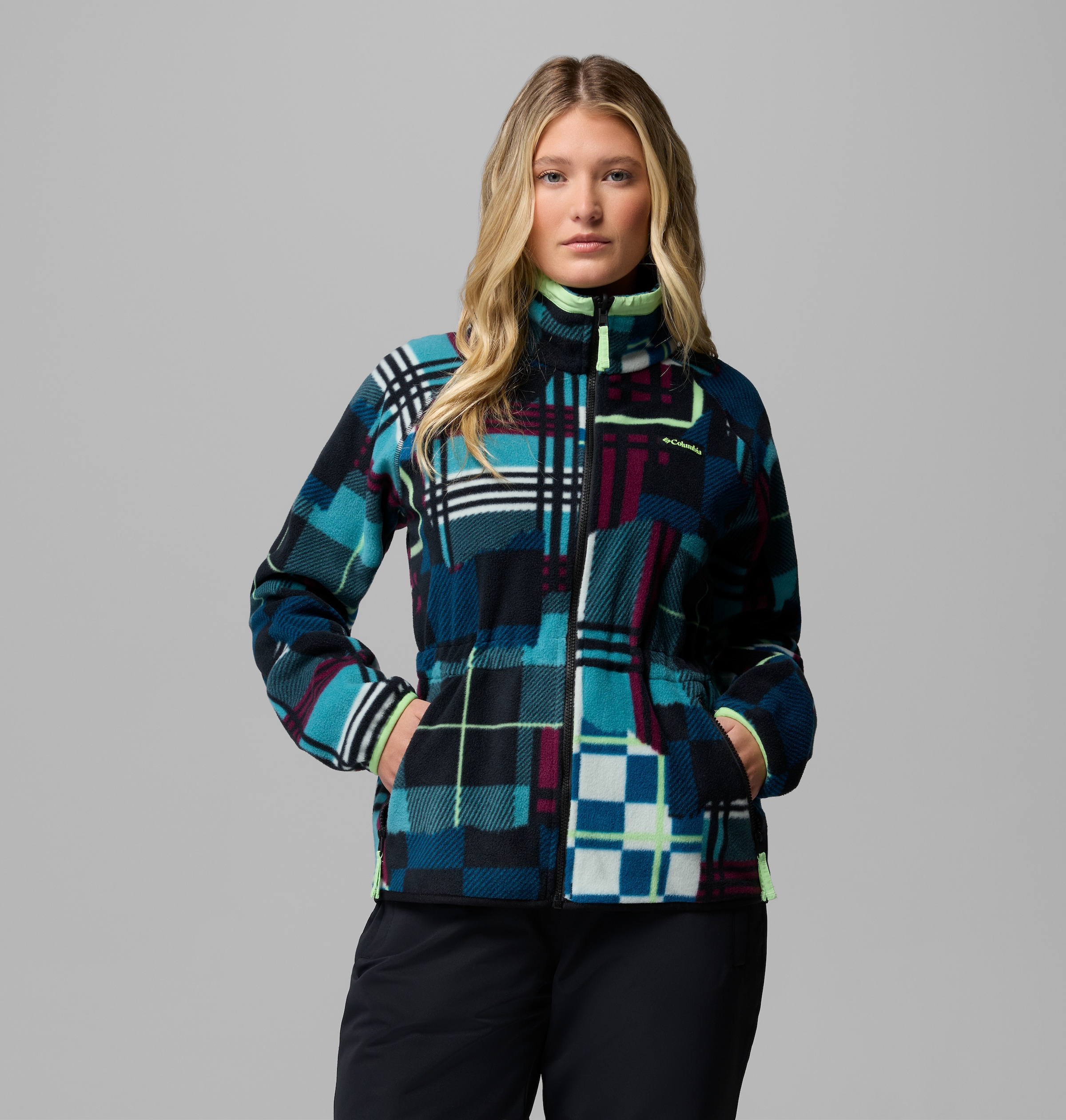 Columbia Veste fonctionnelle 3 en 1 »Bugaboo IV Fleece Interchange Jacket« 2 cuis tlg. matériau déperlant et coupe-vent, isolant thermique
