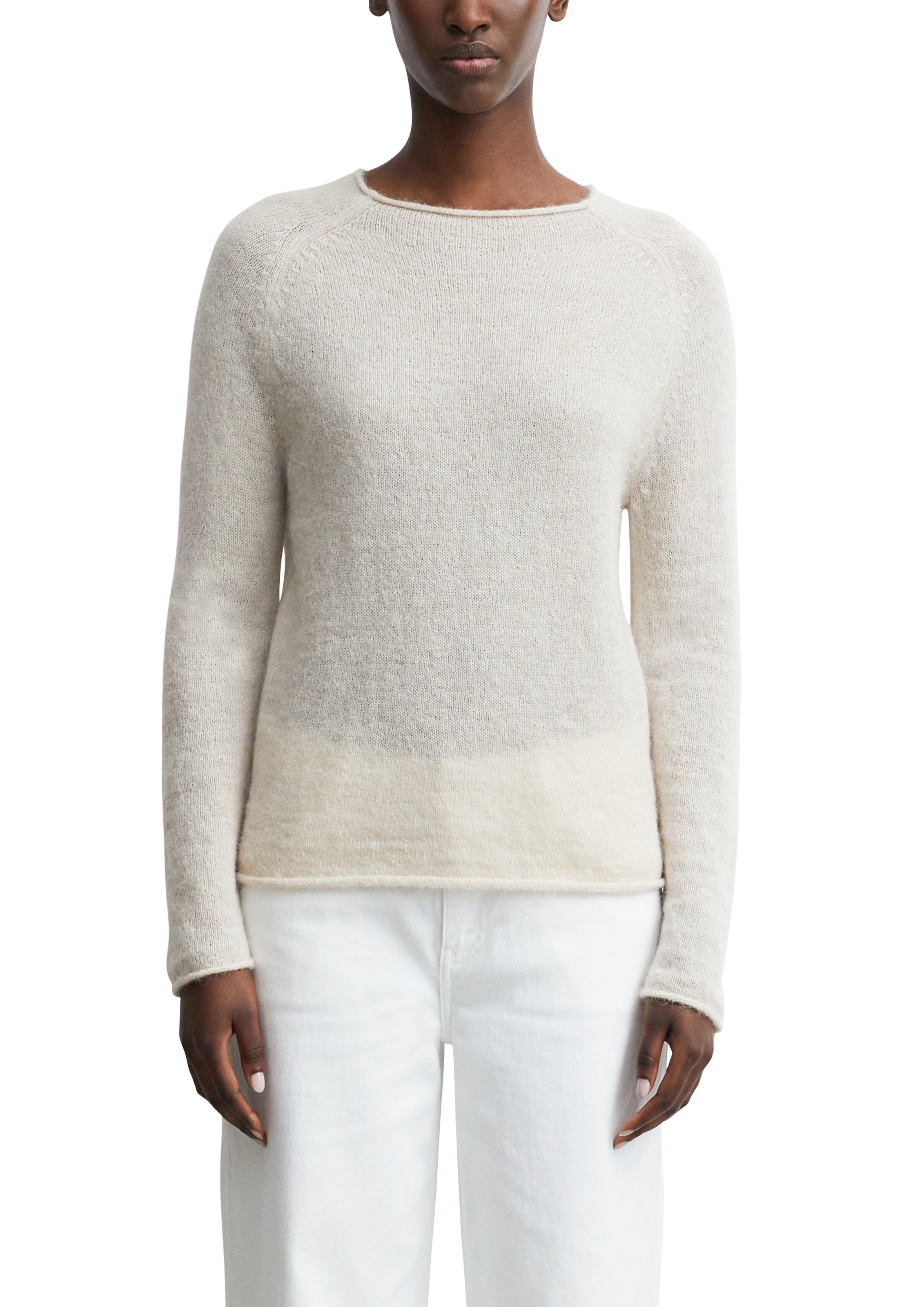 Image of Comma Strickpullover U-Bootausschnitt, Raglanärmel