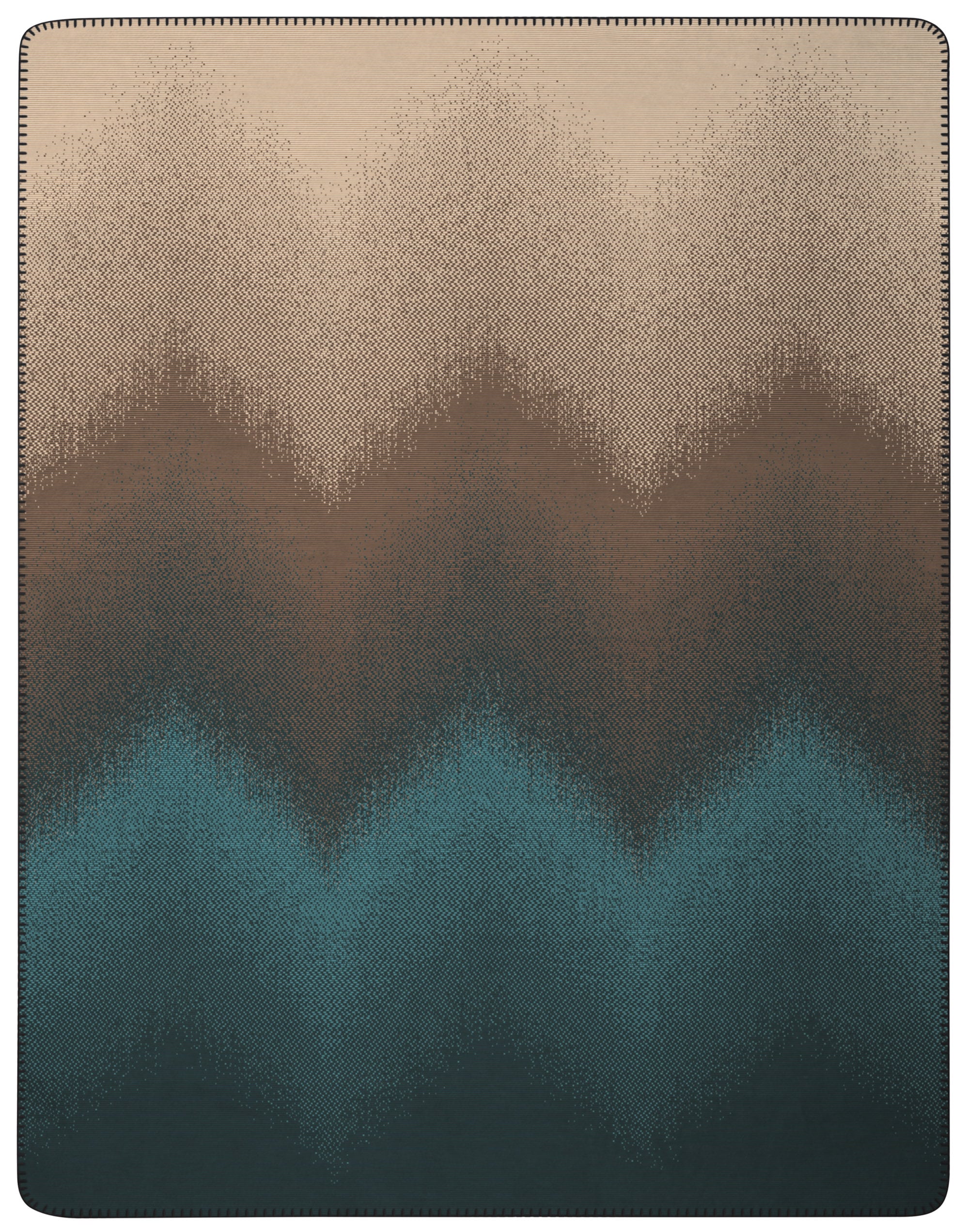 Biederlack Wohndecke »Blue Fade« trendige Farben mit fliessendem Übergang