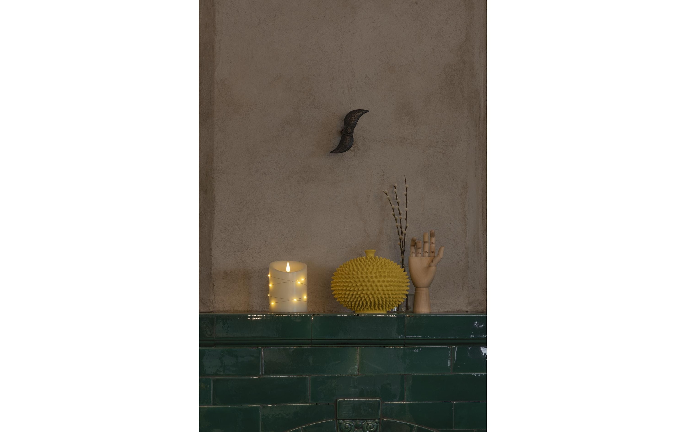 KONSTSMIDE LED-Kerze »Echtwachskerze«