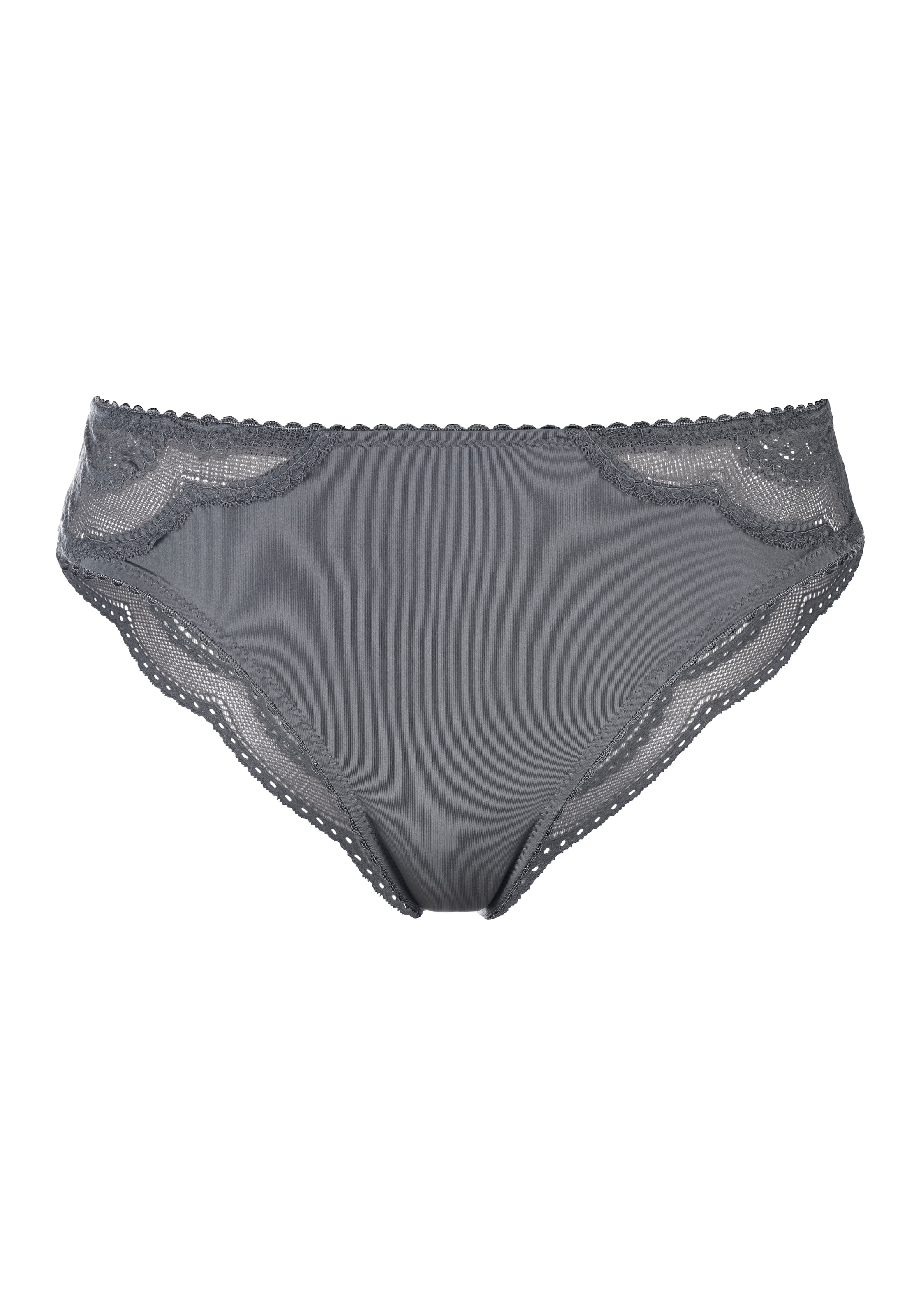 LASCANA Brasilslip Packung, 2 Stk. tlg., mit zarter Spitze