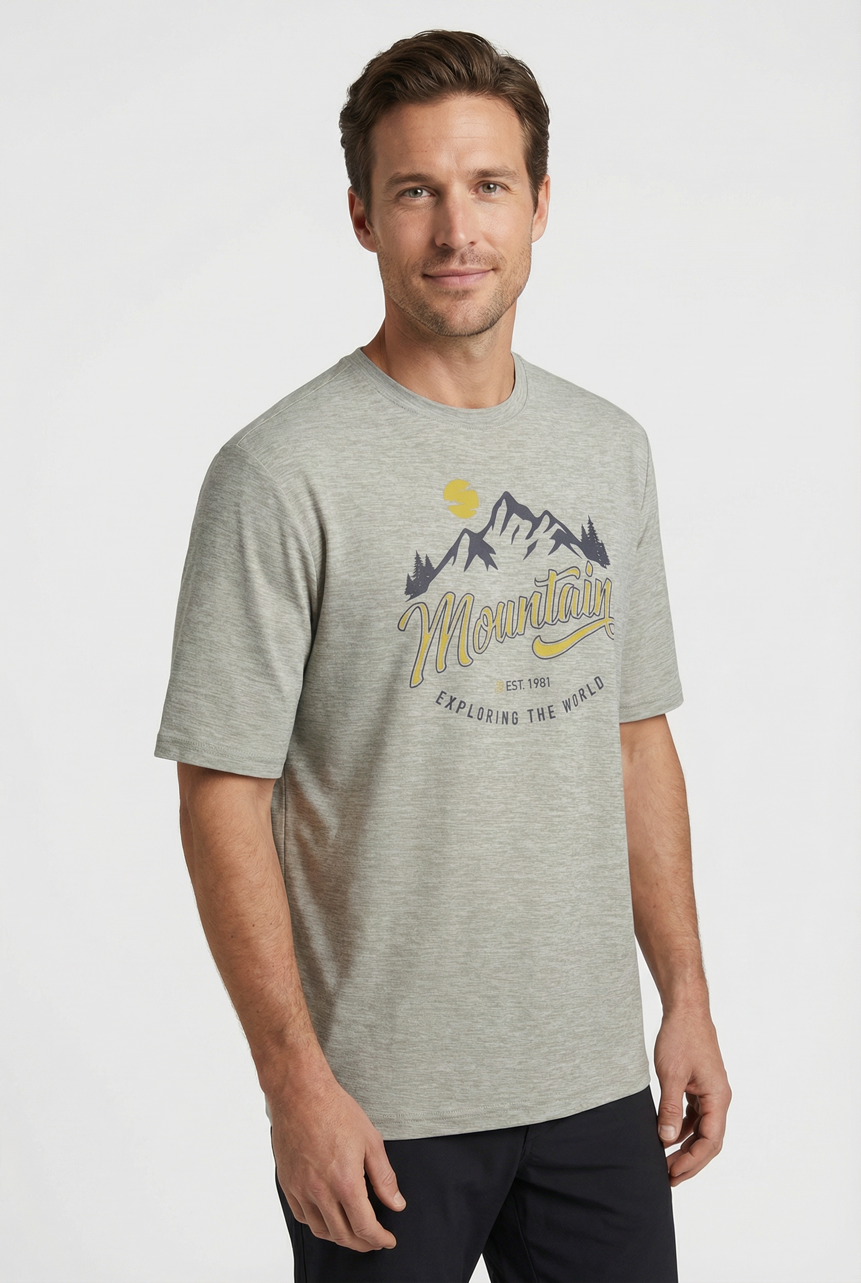 Image of Killtec Funktionsshirt "KOS 24 MN TSHRT" feuchtigkeitstransportierend, schnell trocknend, mit Adventure-Print