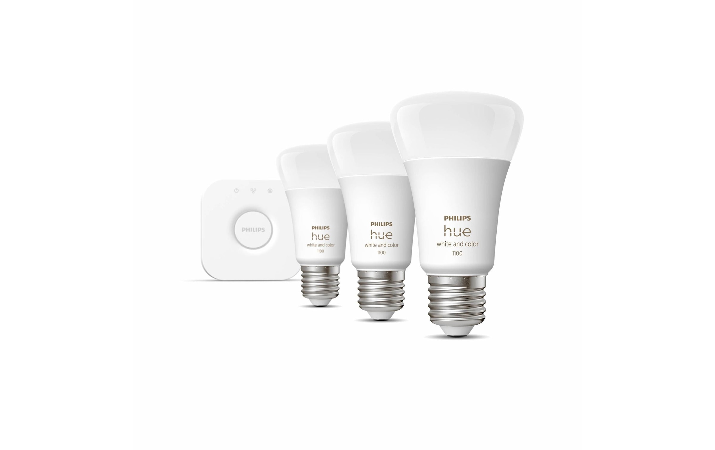 Philips Hue Smarte LED-Leuchte »White & Color Ambiance, 3 x E27, 75 W«, 3 flammig
