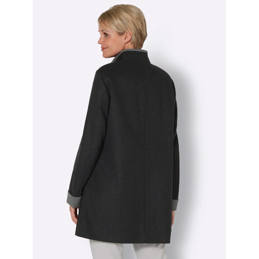 Classic Wolljacke, ohne Kapuze