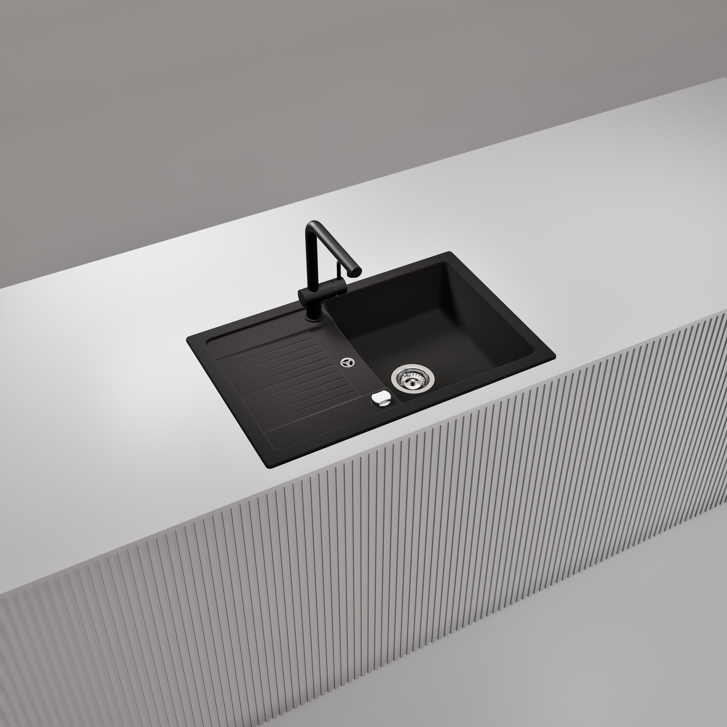 Schock Granitspüle »Lima D-100S und Armatur Epos« Set, 2 Stk. tlg. bestehend aus Spüle und Armatur