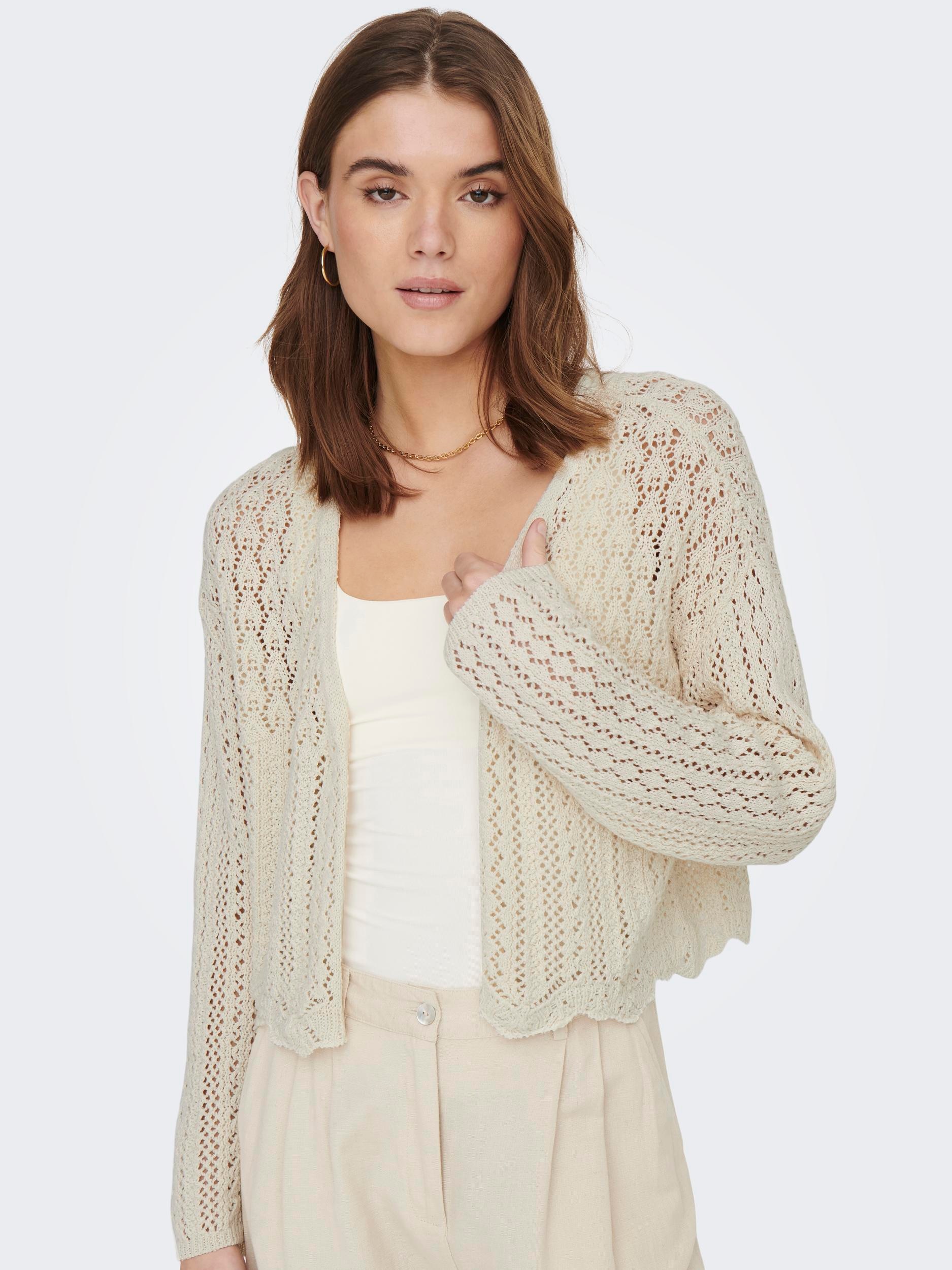 ONLY Strickjacke »ONLNOLA 7/8 LIFE OPEN CARDIGAN KNT NOOS«