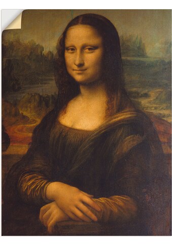 Artland Wandbild »Mona Lisa. Um 1503«, Porträts, (1 St.), in vielen Grössen &... kaufen