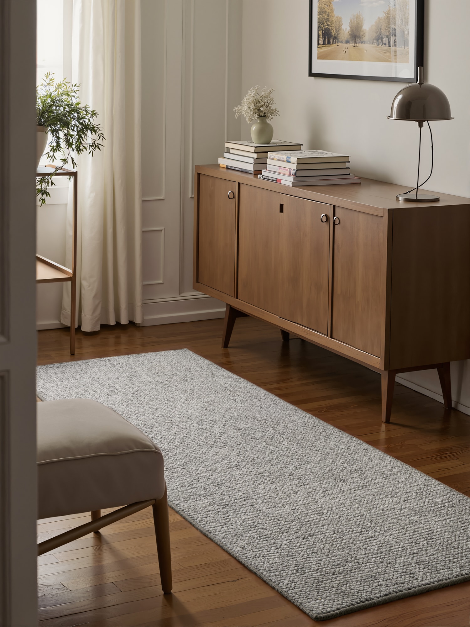 Image of HANSE Home Teppich "Wolly 2" rechteckig 12 mm Höhe Flachgewebe, Läufer, Skandi, Woll-Optik, Esszimmer, Wohnzimmer, Flur