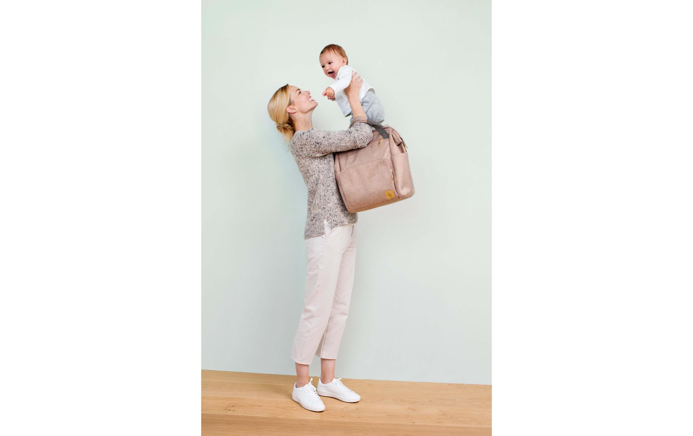 LÄSSIG Wickelrucksack »Glam Goldfarbenie«