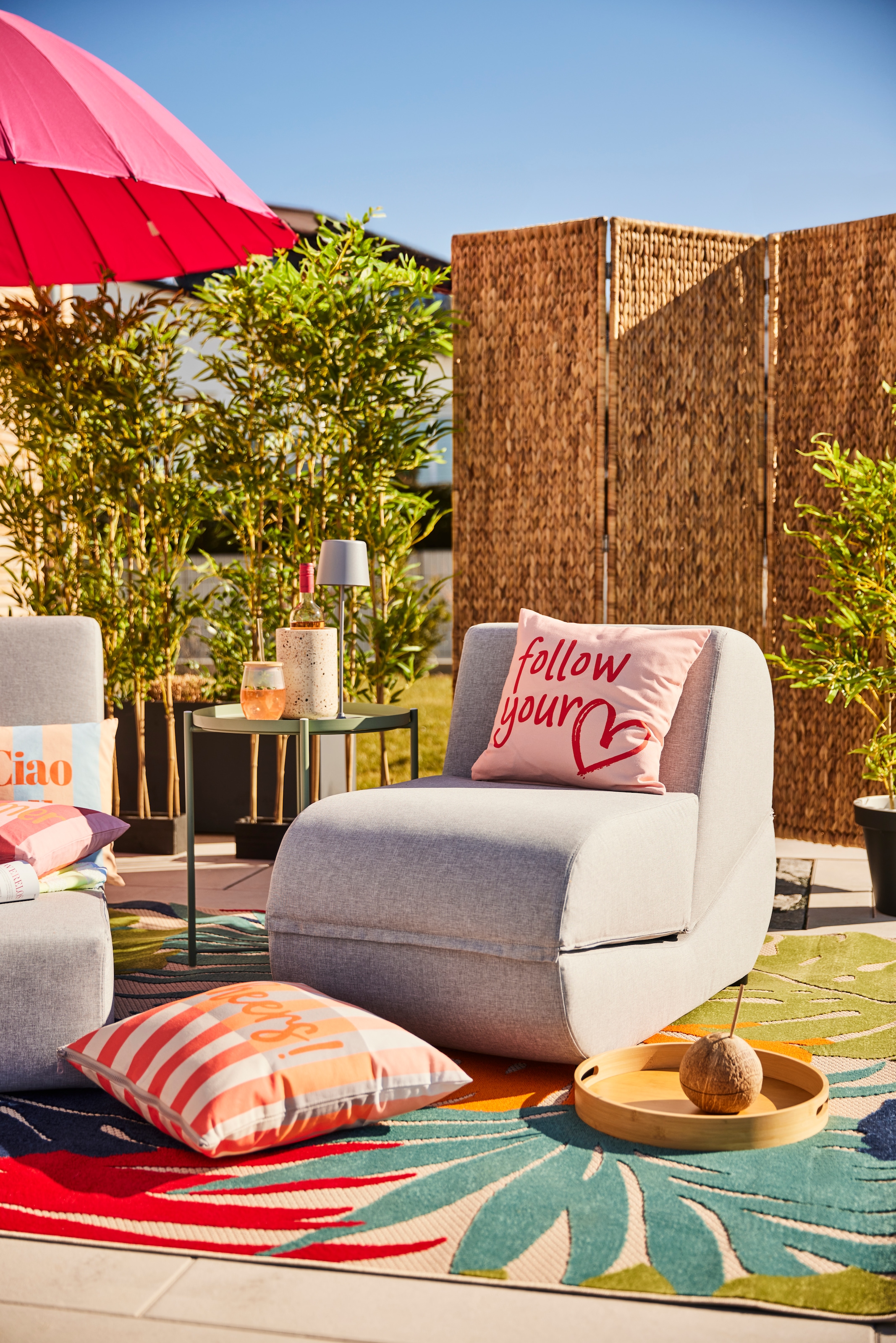 DOMO collection Loungesessel "VENDY Outdoor" 1 Stk. tlg. Zum Schlaf-und Relaxsessel wandelbar