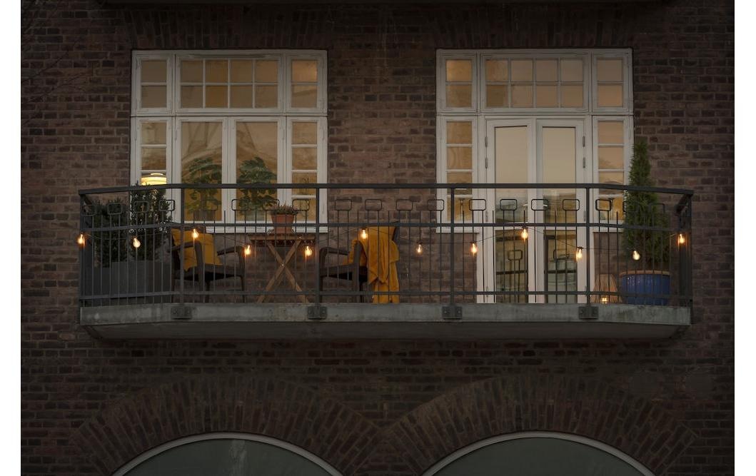 KONSTSMIDE Lichterkette »Solar 2341 10 LEDs Transparent«, 10 St.-flammig