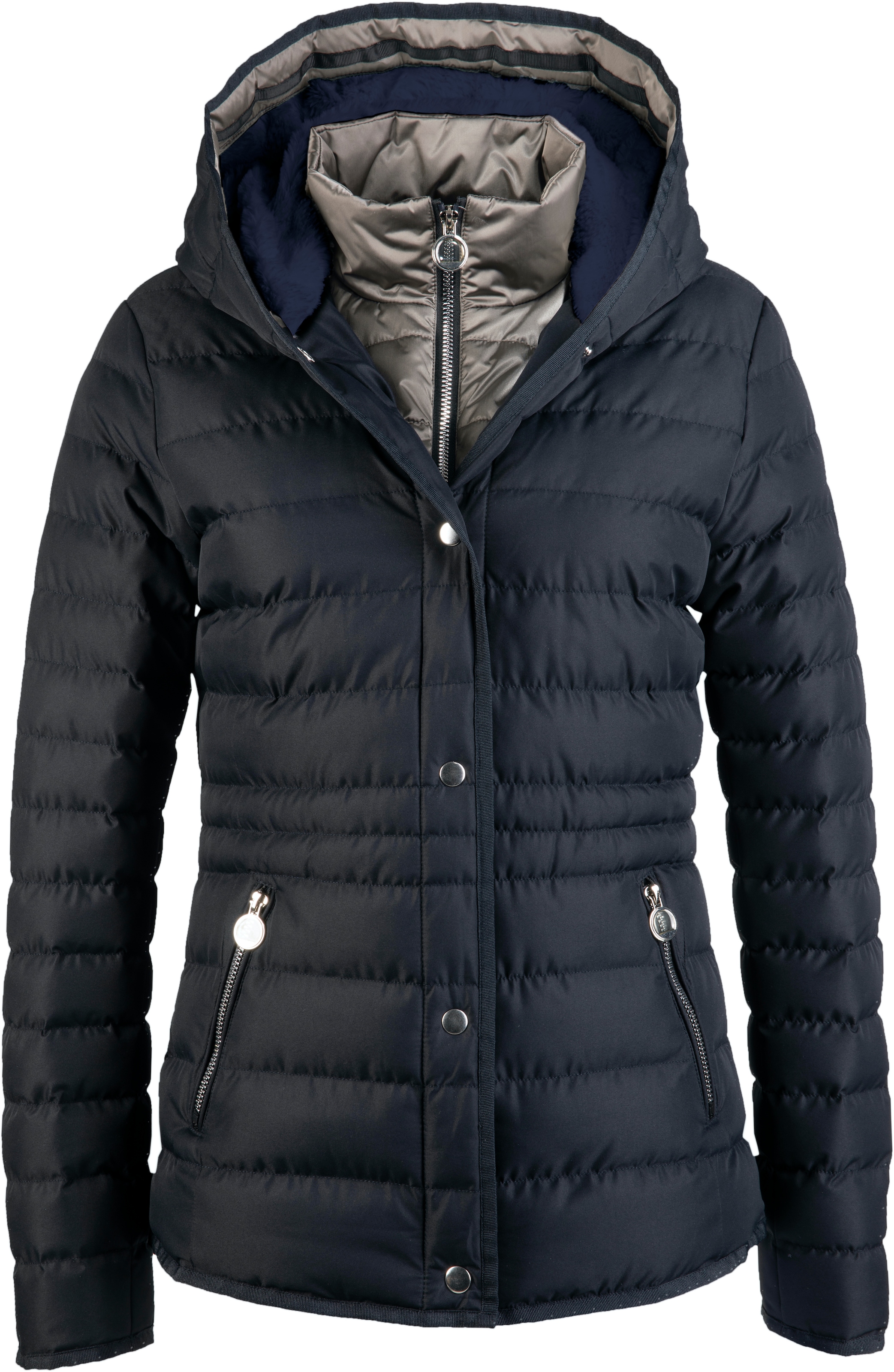 Image of LPO Steppjacke "GILMOUR VAIL Women" mit Kapuze auch in Grossen Grössen erhältlich