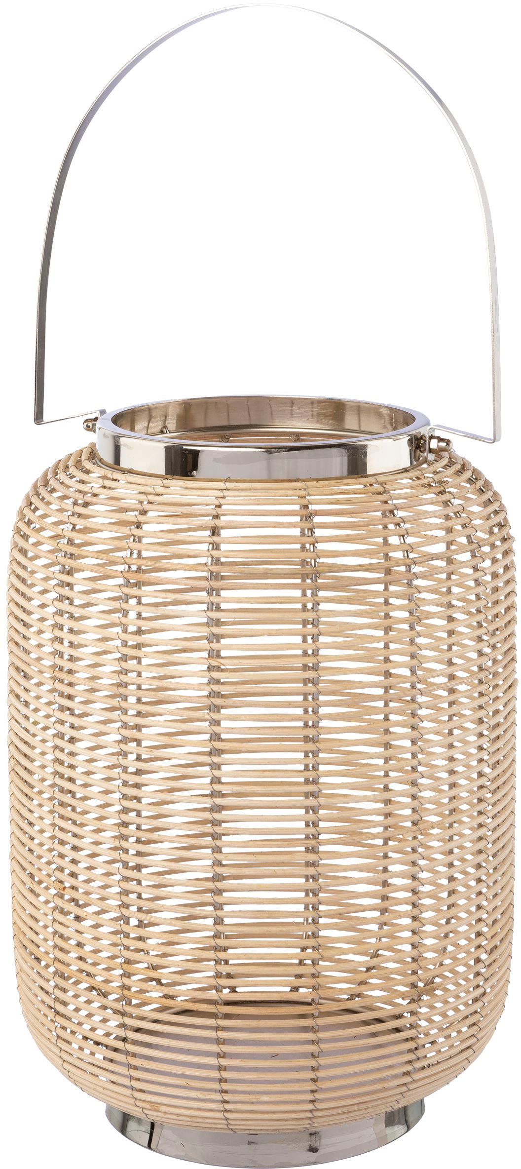 Image of Creativ home Windlicht "Laterne ALEGRE, mit Henkel" Kerzenhalter aus Naturweide