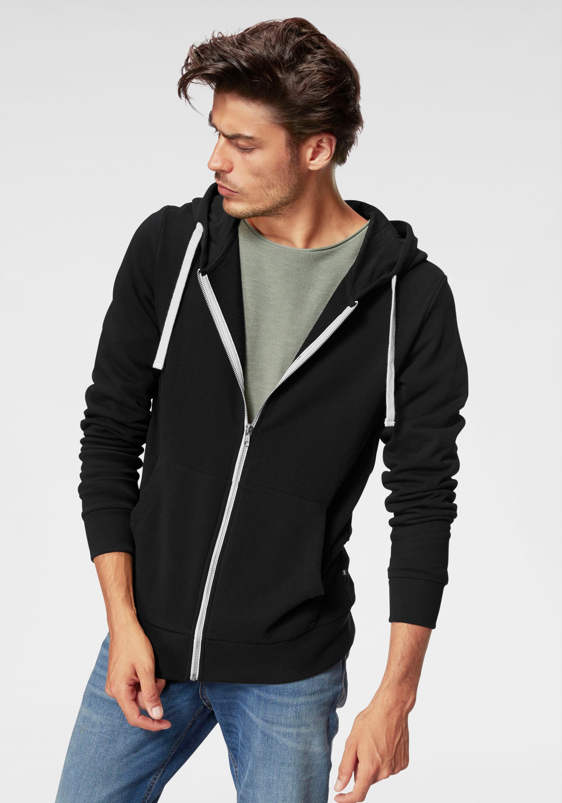Image of Jack & Jones Kapuzensweatjacke »HOLMEN SWEAT ZIP HOOD« bei Ackermann Versand Schweiz
