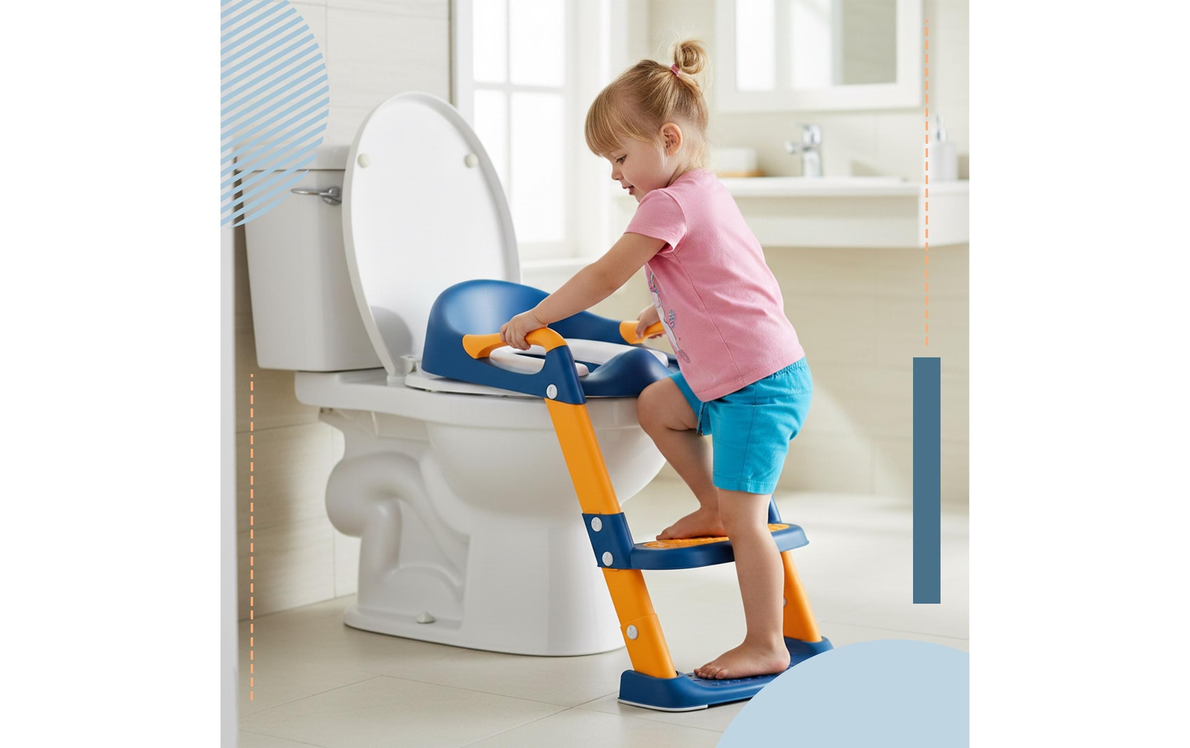 relaxdays »Toilettentrainer mit Treppe«