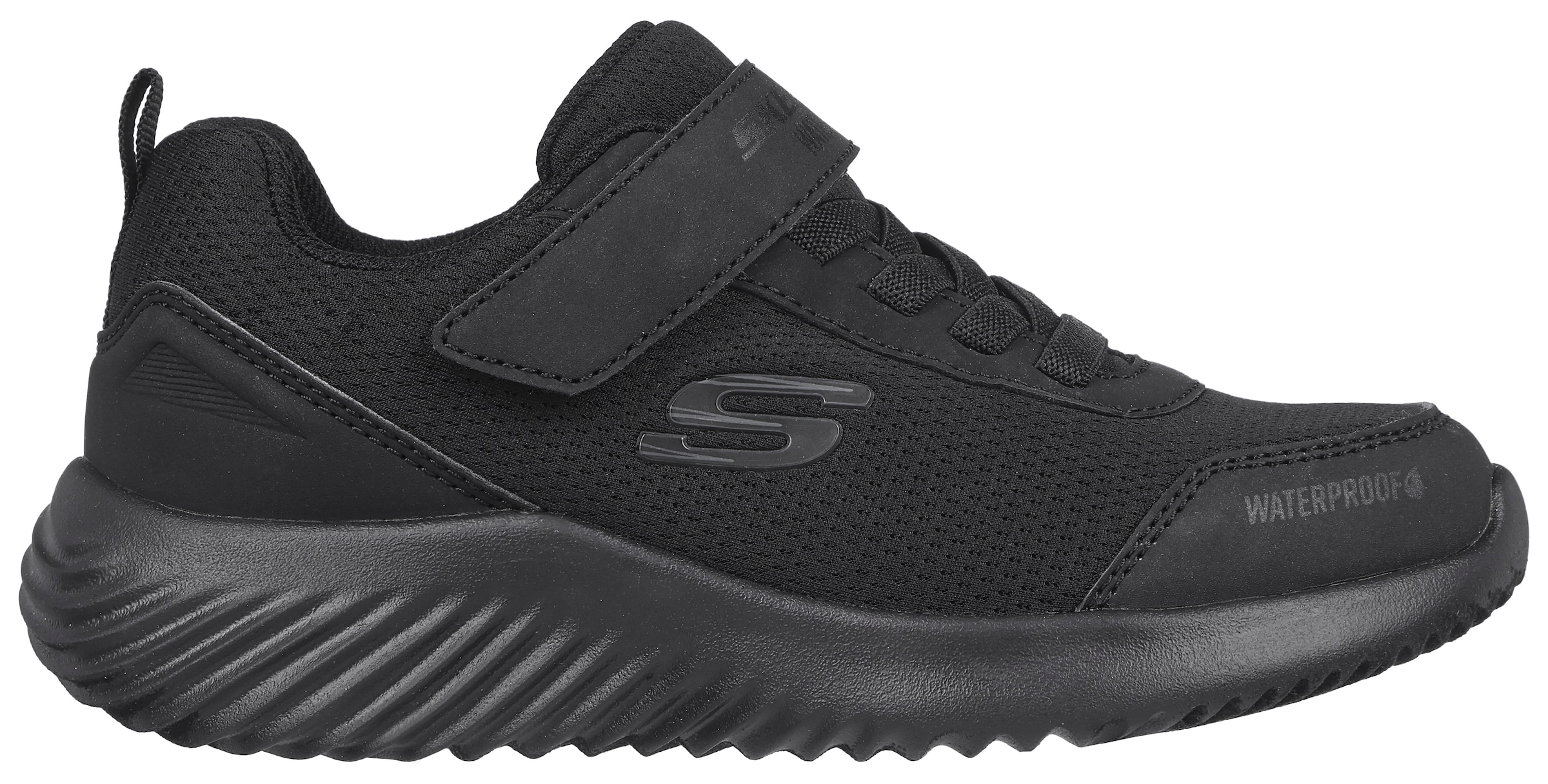 Skechers Klettschuh »BOUNDER-DRIPPER DROP«, Sneaker, Kommunionsschuh in nahtversiegeltem, wasserdichtem Design