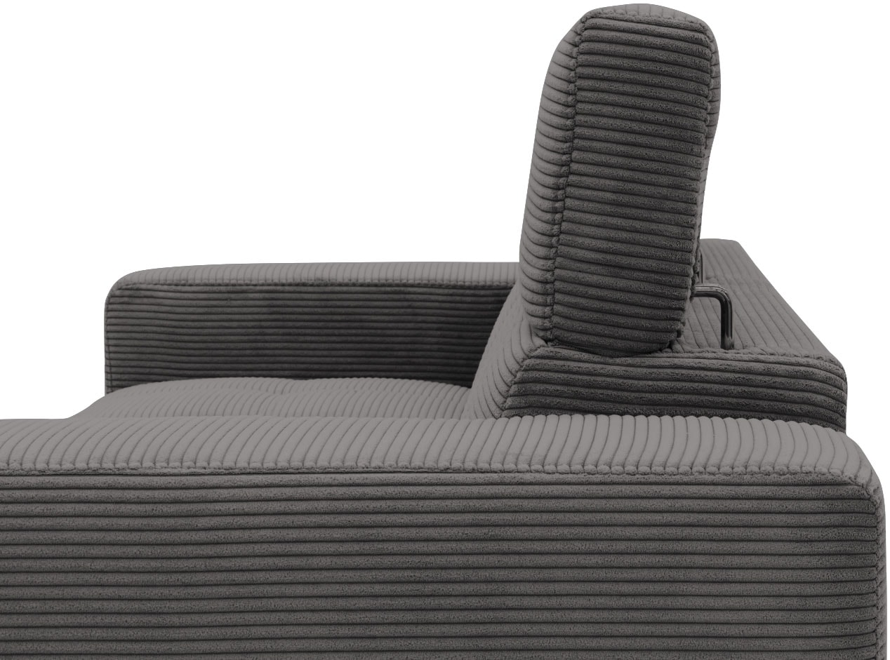 DOMO collection 2-Sitzer »Trento, mit Kufenfuss oder Einzelfuss«, wahlweise mit Kopfteilverstellung und in zwei Grössen erhältlich