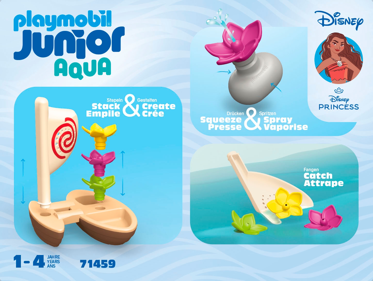 Playmobil® Konstruktions-Spielset »Vaiana Katamaran (71459), JUNIOR & Disney« Made in Europe
