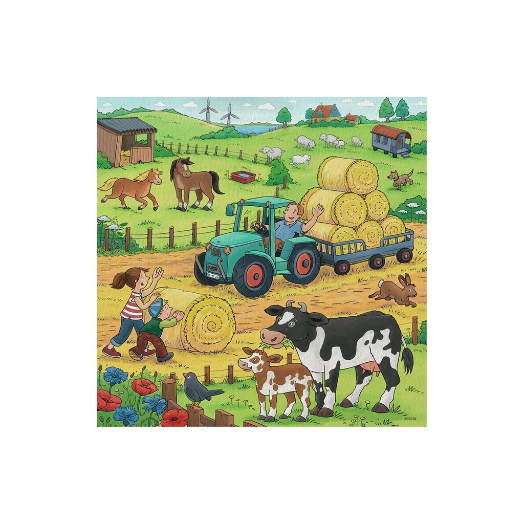 Ravensburger Puzzle »Viel los auf dem Bauernhof«, (147 tlg.)