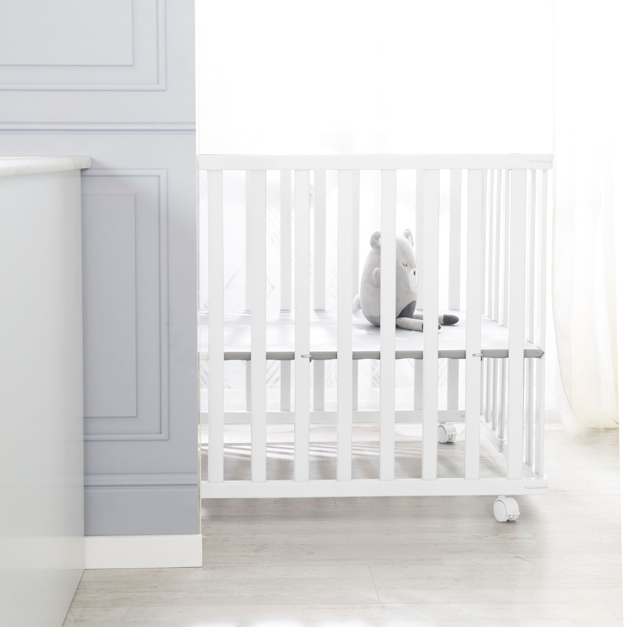 roba® Laufgitter »Little Stars, weiss, 74x100 cm«, mit Folienboden