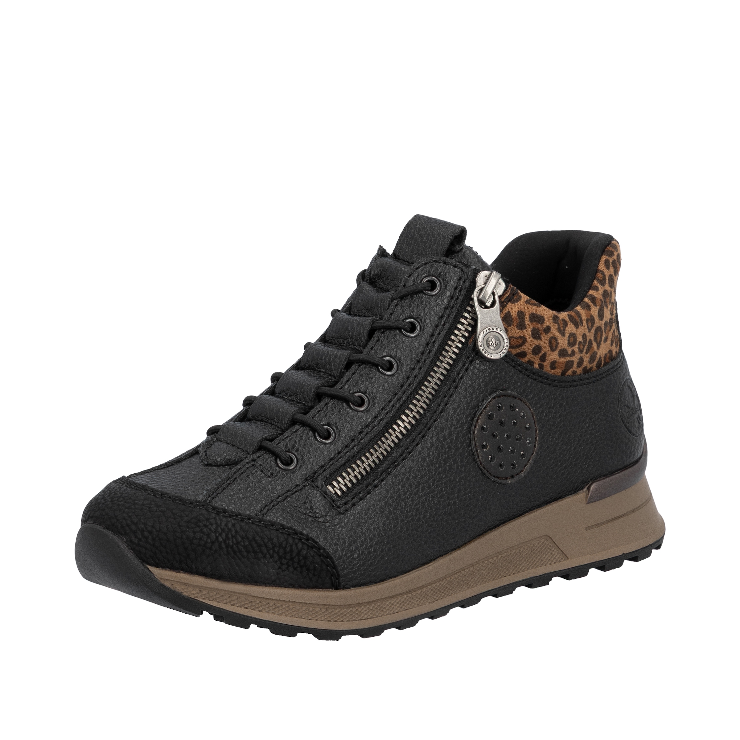 Image of Rieker Sneaker "Ready2GO" Schnürboots, High Top Sneaker, Stiefelette mit Soft-Einlage