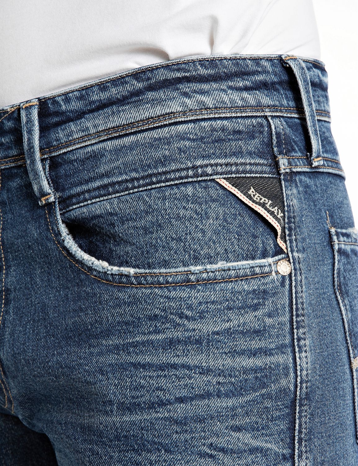Replay Slim-fit-Jeans »ANBASS«, mit Washed-Optik