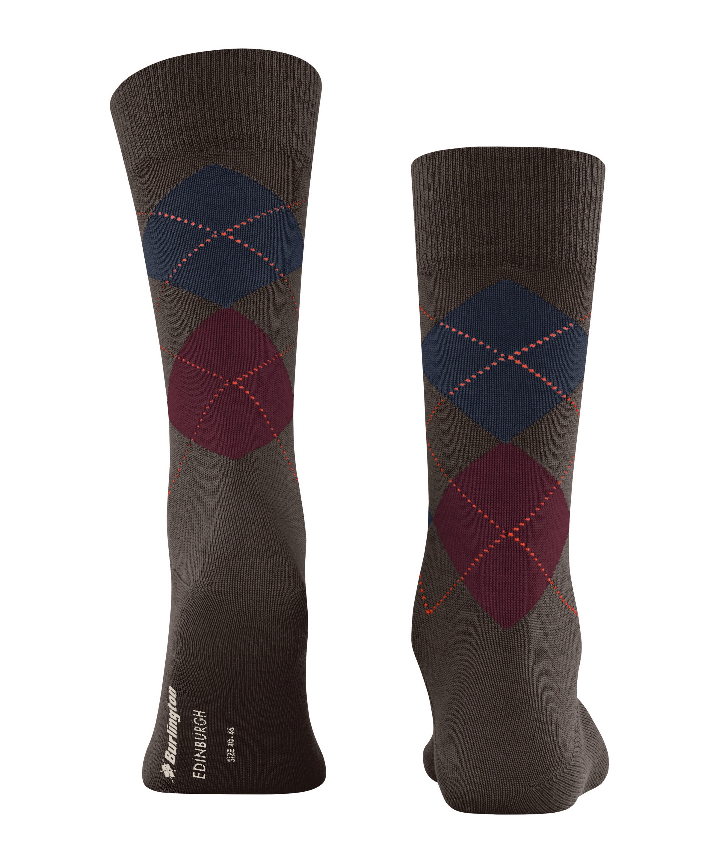 Burlington Socken »Edinburgh« Einheitsgrösse 40-46, klassisches Argyle-Muster, wärmende Wollmischung