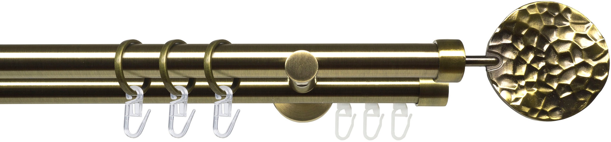 Image of Liedeco Gardinenstange »Stilgarnitur 20 mm Blues Jimi«, 2 läufig-läufig, Fixmass, Gardinenstange Komplett bei Ackermann Versand Schweiz