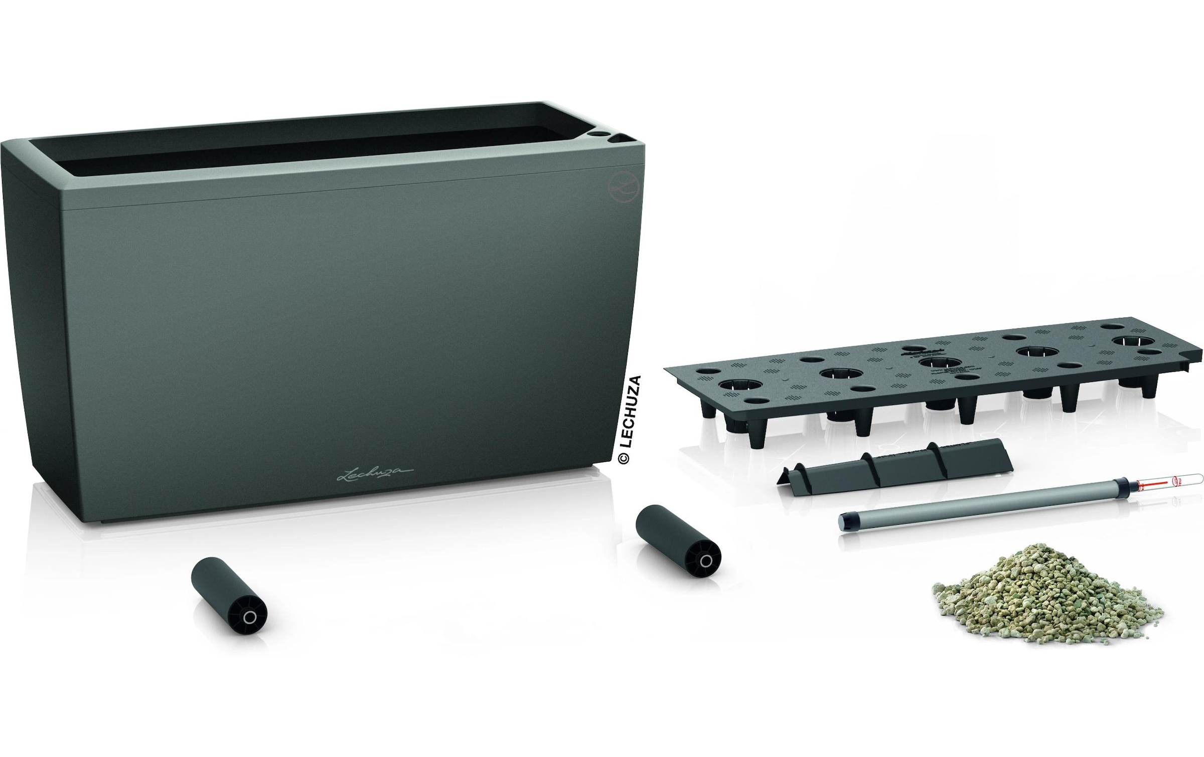   Bewässerungssystem »Lechuza CARARO Premium« ()  Rechteckiges Selbstbewässerungssystem