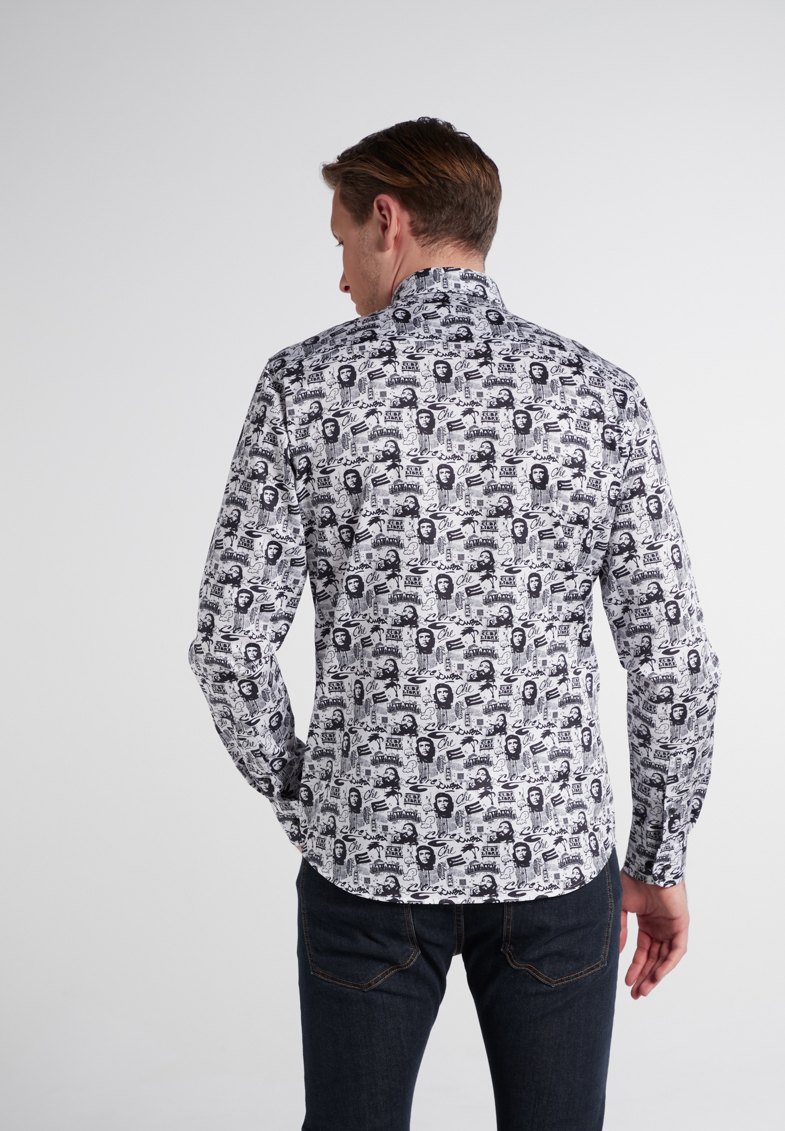 Eterna Langarmhemd »SLIM FIT«, NON IRON (bügelfrei)