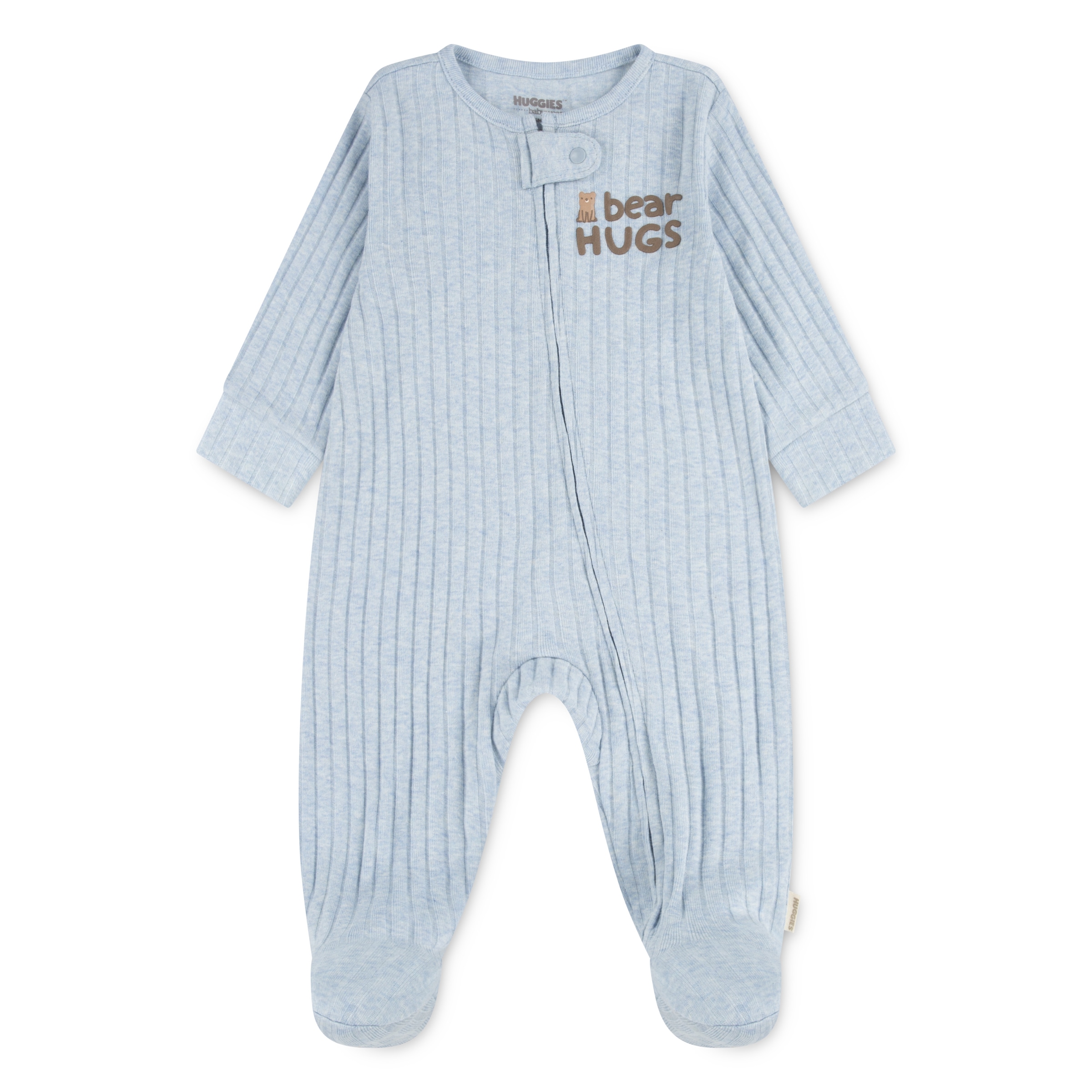 Image of HUGGIES babywear Strampler "HUGB FOOTED COVERALL" mit Bärchenprint