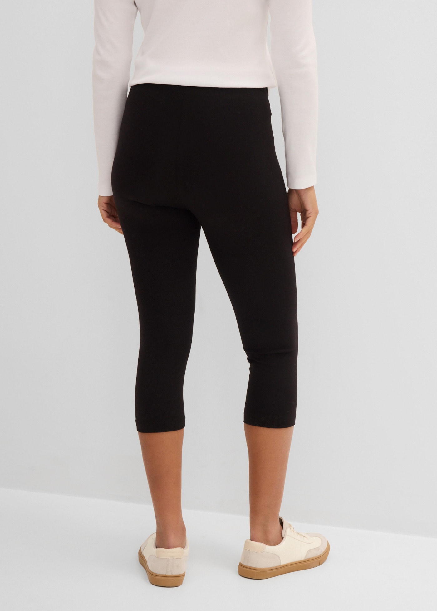 bonprix Caprileggings  Skinny Fit, mit Elasthan-Anteil, im 2er-Pack, in mehreren Grössen