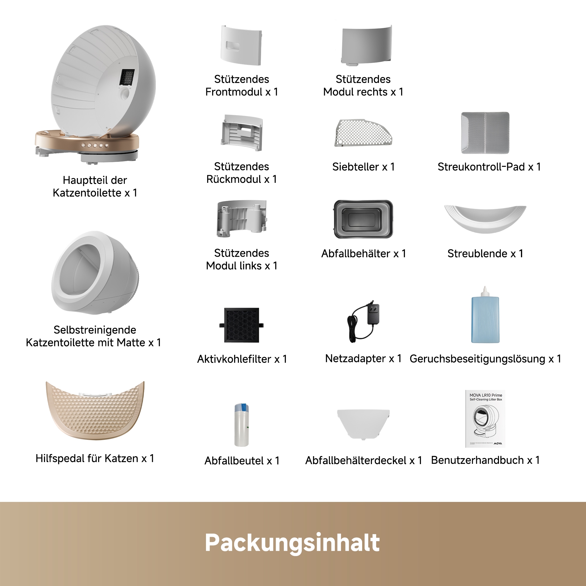 Mova Katzentoilette »LR10 Prime«