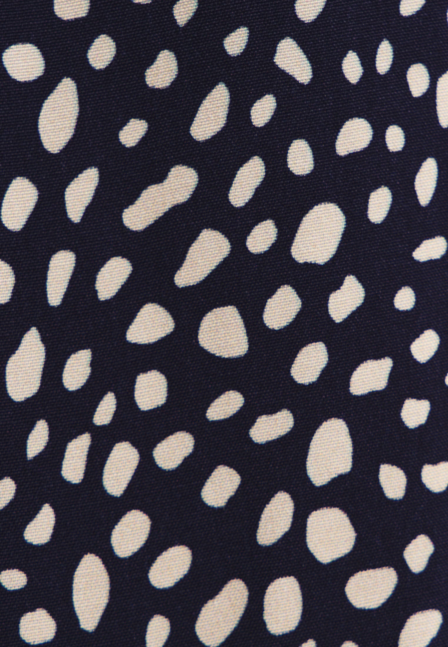 seidensticker Sommerkleid »Schwarze Rose«, Langarm Kragen Druck