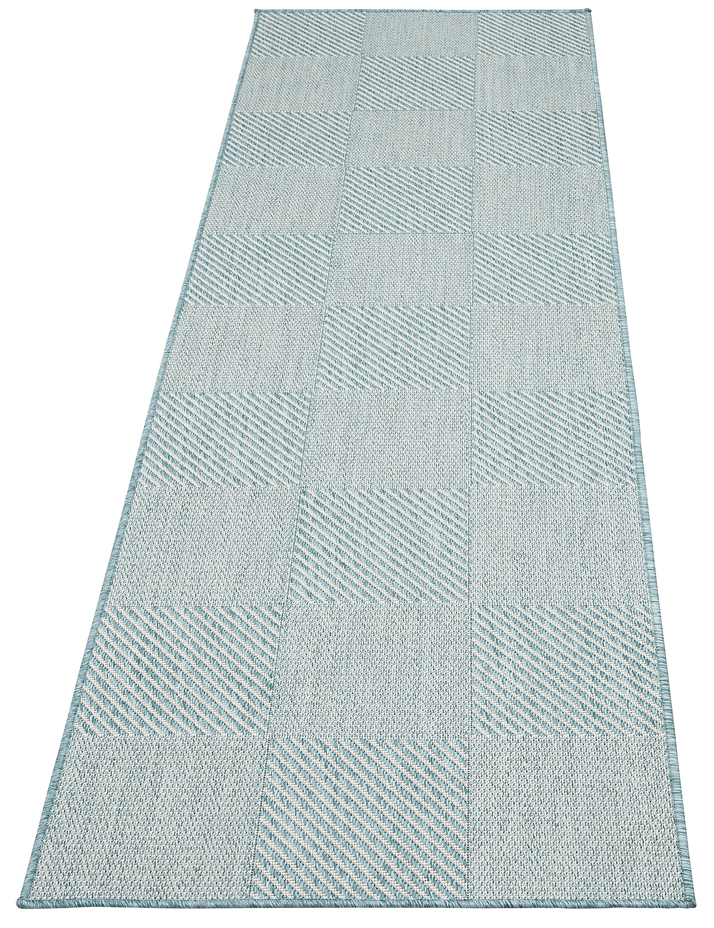 Image of DELAVITA Läufer »Clara«, rechteckig, 8 mm Höhe, In- und Outdoor Teppich, Flachgewebe, Wetterfest & UV-beständig, für Balkon, Terrasse und Wintergarten, besonders flach, auch für Küche oder Esszimmer und Wohnzimmer geeignet bei Ackermann Versand Schweiz