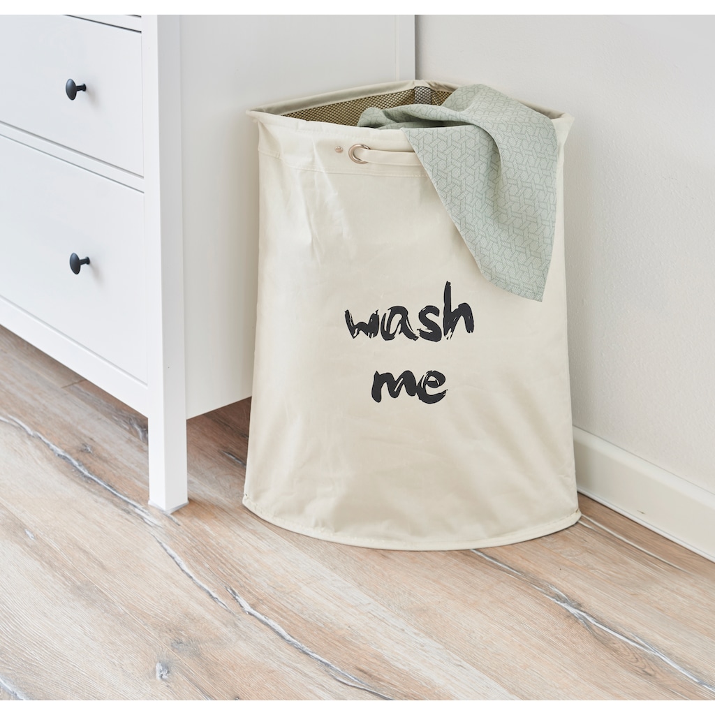 Zeller Present Wäschesack »Wäschekorb, Wash me«