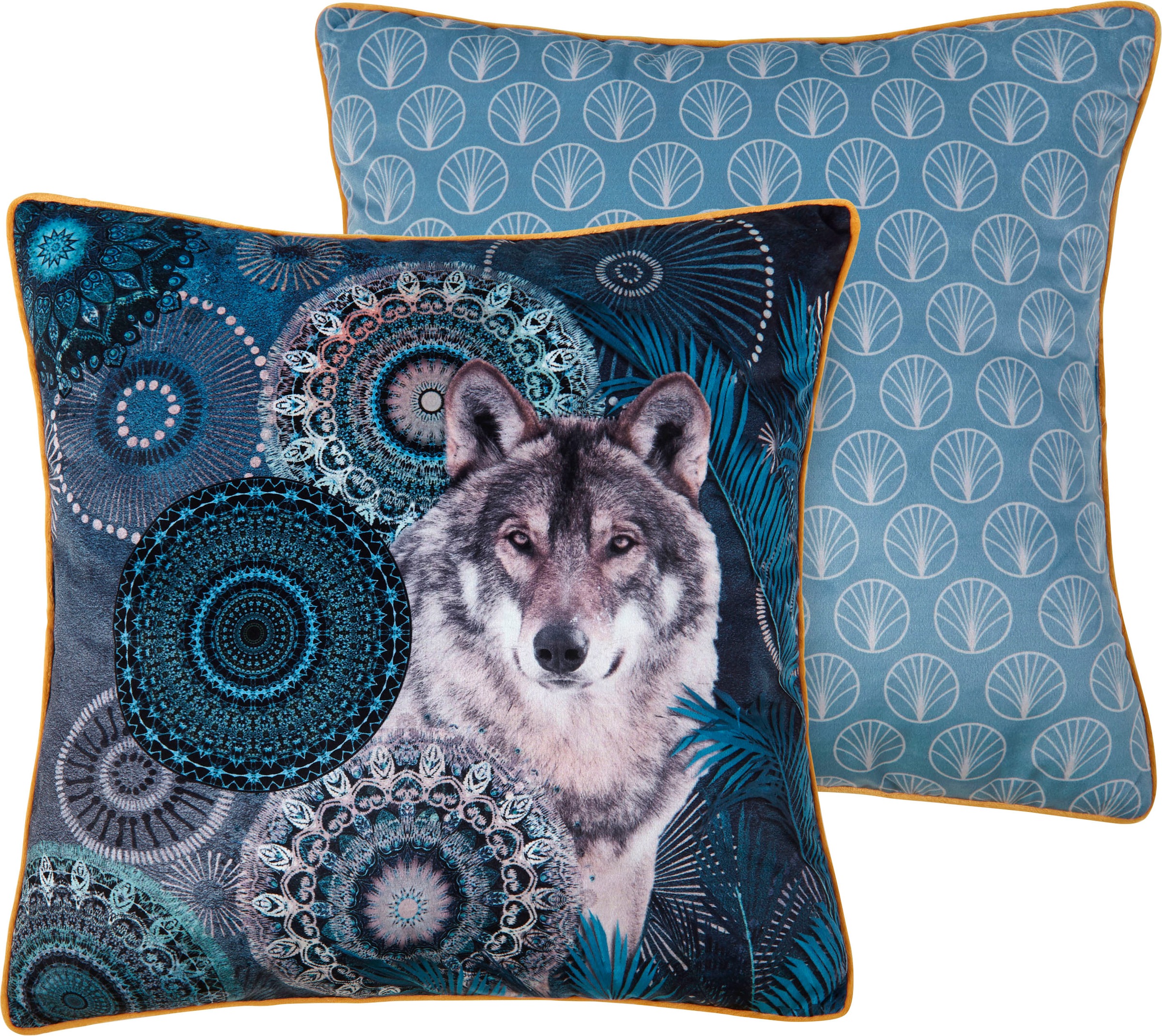 Image of hip Dekokissen »Kiska«, (1 St., 1 48x48 cm Dekokissen - Mit biese), Mandala bei Ackermann Versand Schweiz