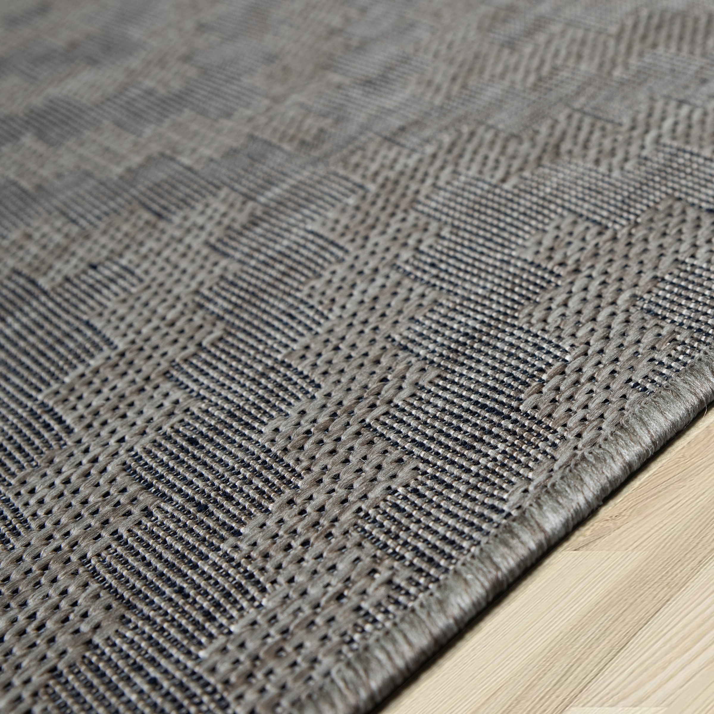 my home Teppich »Cordoba auch als Läufer erhältlich«, rechteckig, 3 mm Höhe, In- und Outdoor geeignet, Sisal-Optik, Wetterfest & UV-beständig, Boho