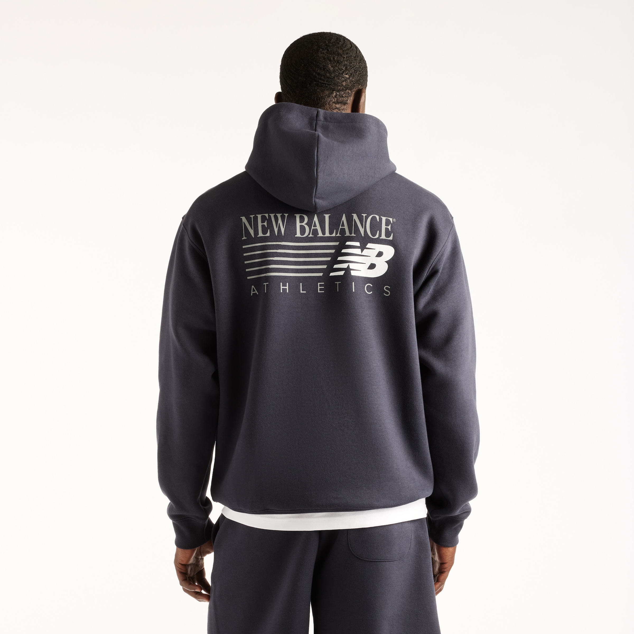 New Balance Sweat à capuche »REIMAGINED FLEECE HOODIE«, look sportif, en coton et polyester, coupe classique
