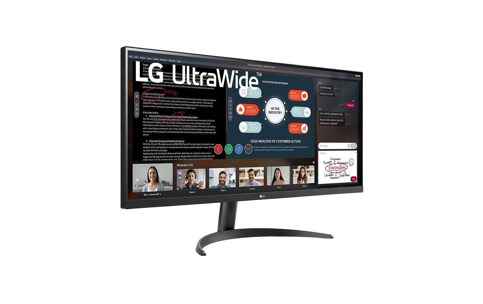 LG LED-Monitor »34WP500«, 86,02 cm/34 Zoll, 2560 x 1080 px, 5 ms Reaktionszeit, 75 Hz