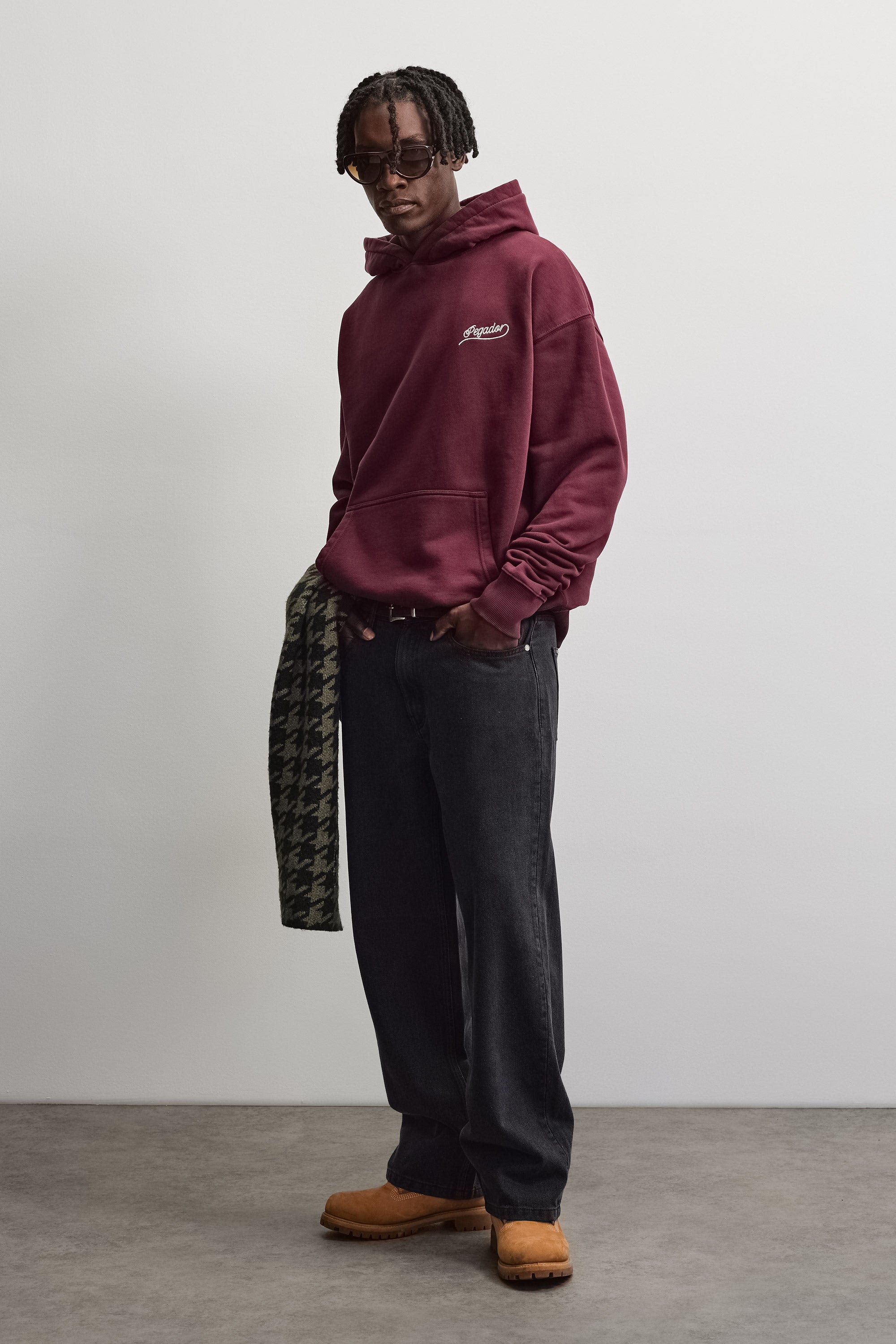 PEGADOR Sweat à capuche »Massa Oversized Hoodie«, mélange de coton, oversize

