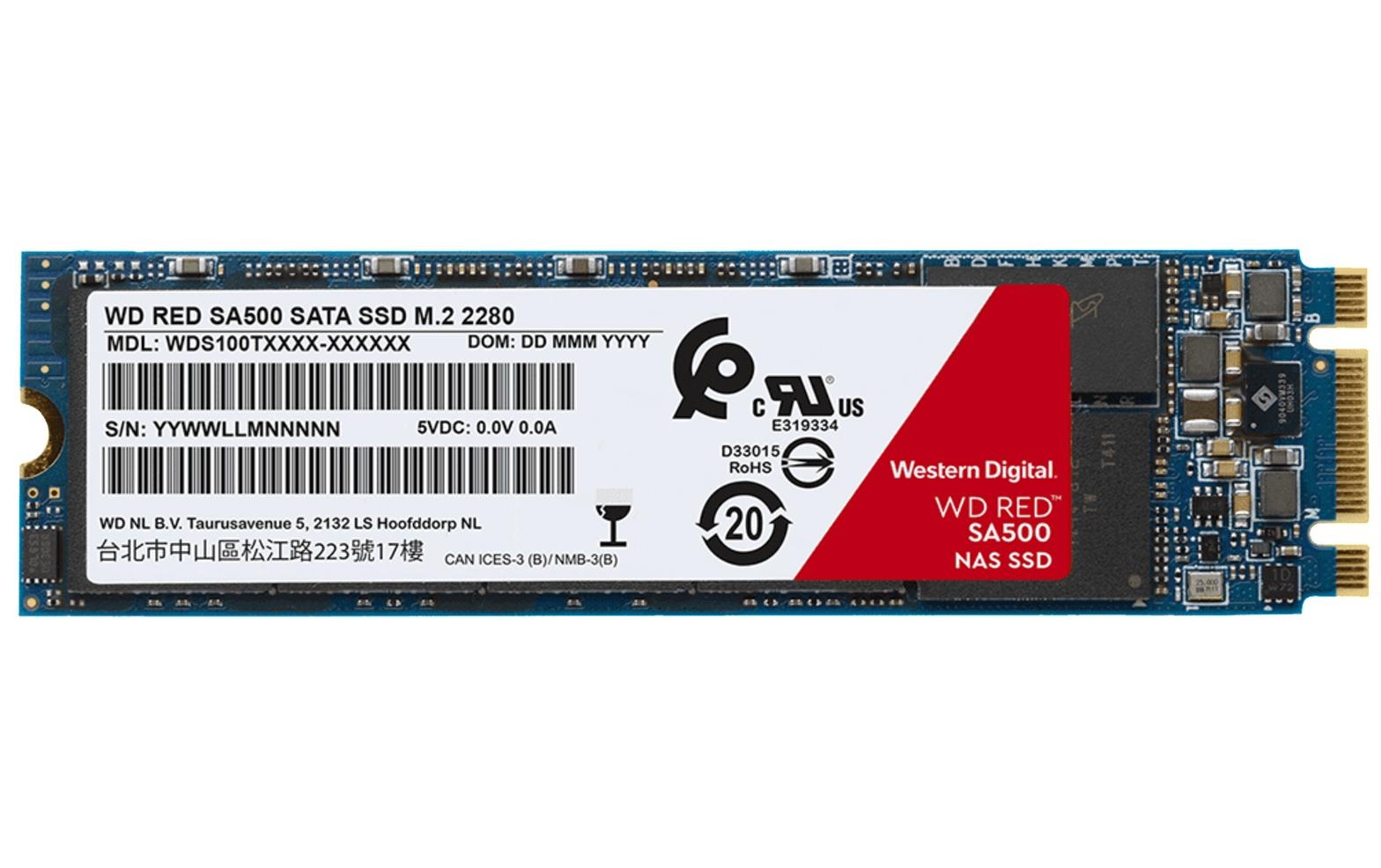 Western Digital interne SSD »WD Red SA500 NA«, Anschluss SATA