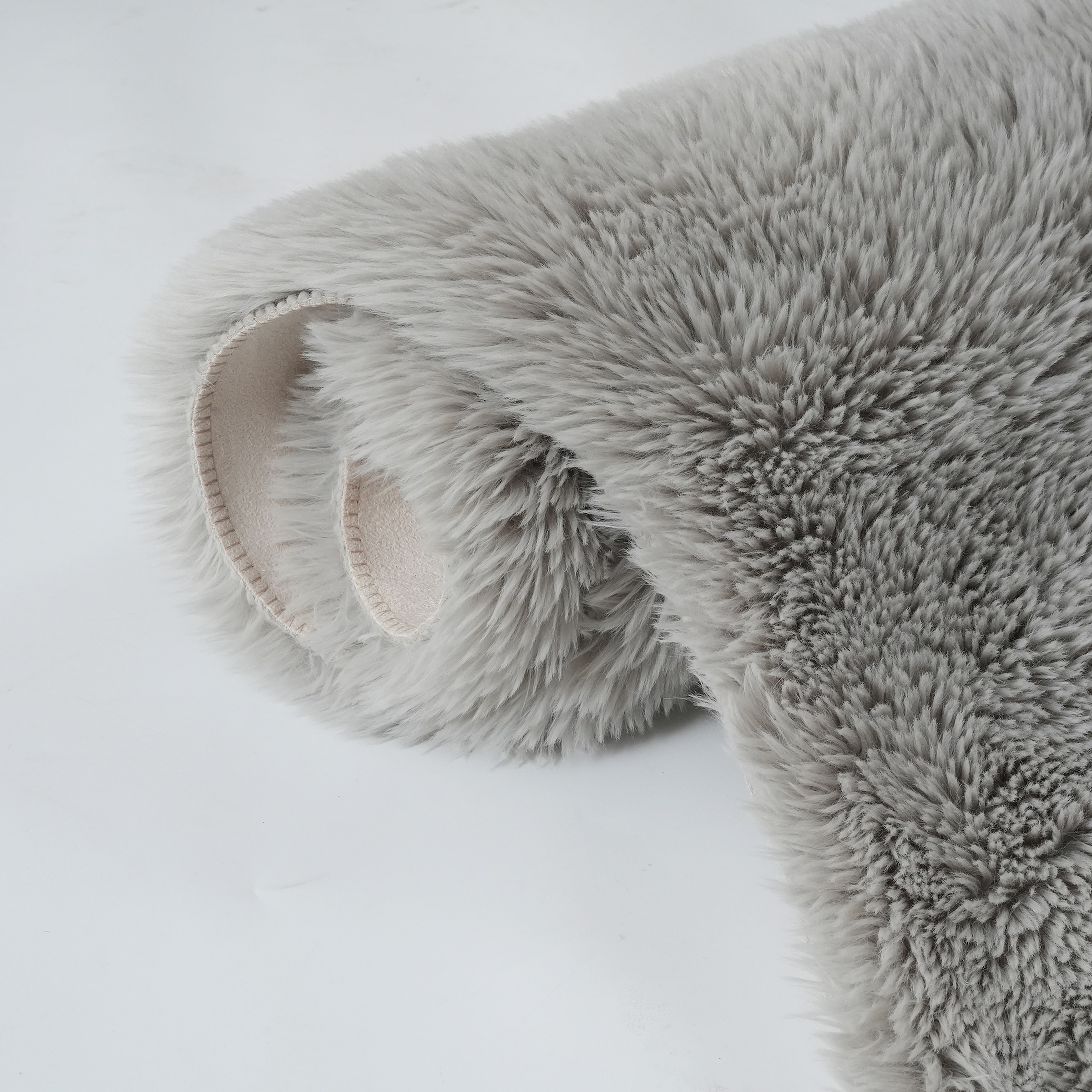 GOODproduct Hochflor-Teppich »Mollin, Fellform, leichter Glanz« rechteckig 30 mm Höhe Kunstfell, Fellimitat, waschbar, flauschig, weich, Wohnzimmer
