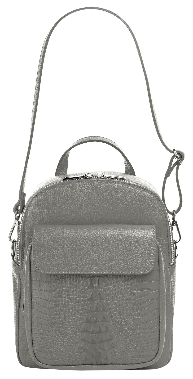 Cluty Cityrucksack, echt Leder, Made in Italy