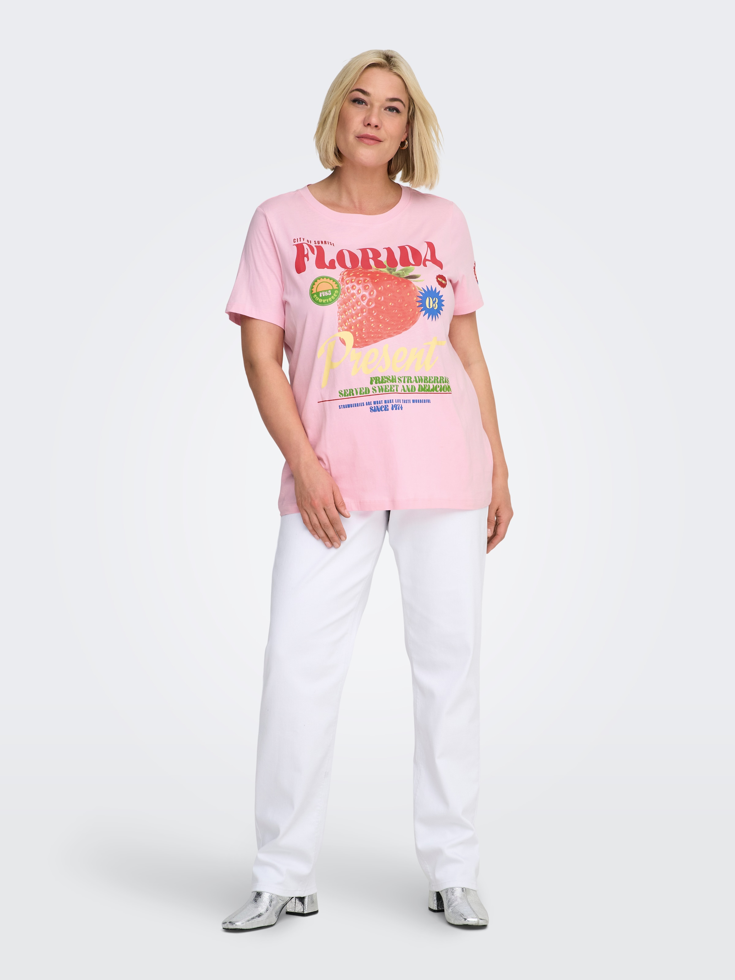 ONLY CARMAKOMA Kurzarmshirt »CARBOLETTE LIFE REG S/S TOP BOX JRS«