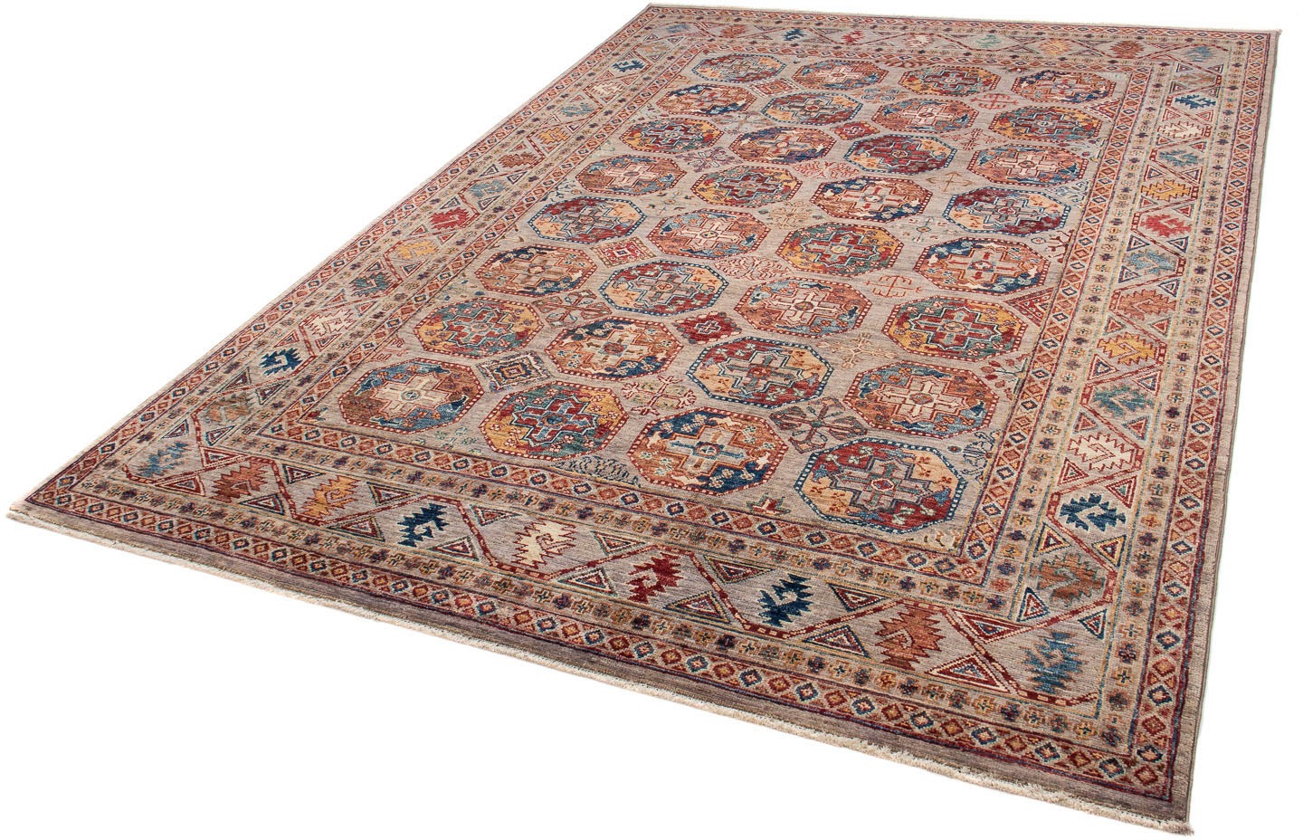 Image of morgenland Orientteppich »Afghan - 244 x 172 cm - braun«, rechteckig, 10 mm Höhe, Wohnzimmer, Handgeknüpft, Einzelstück mit Zertifikat bei Ackermann Versand Schweiz